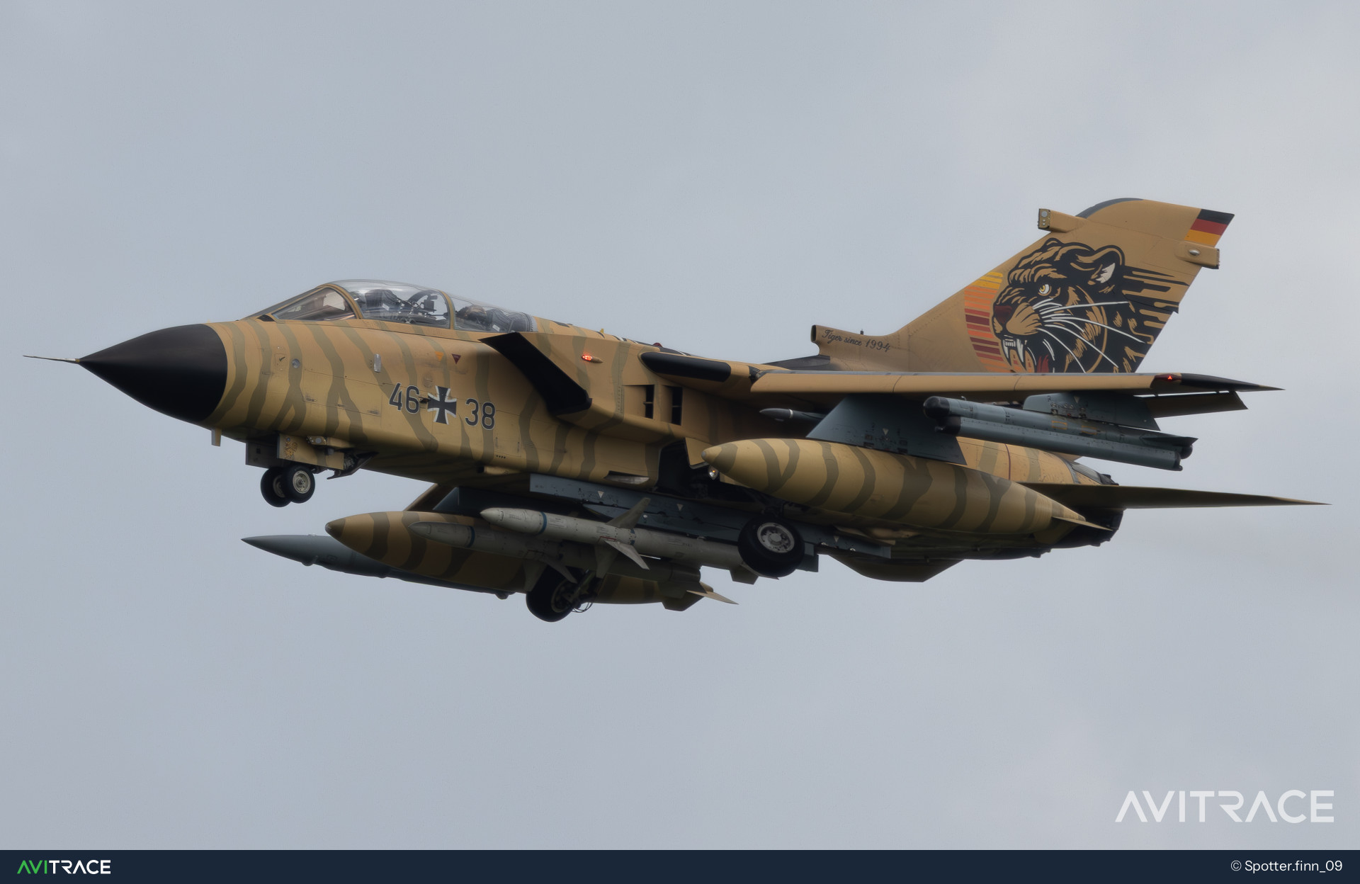 46+38, Panavia Tornado ECR, photographed by Spotter.finn_09