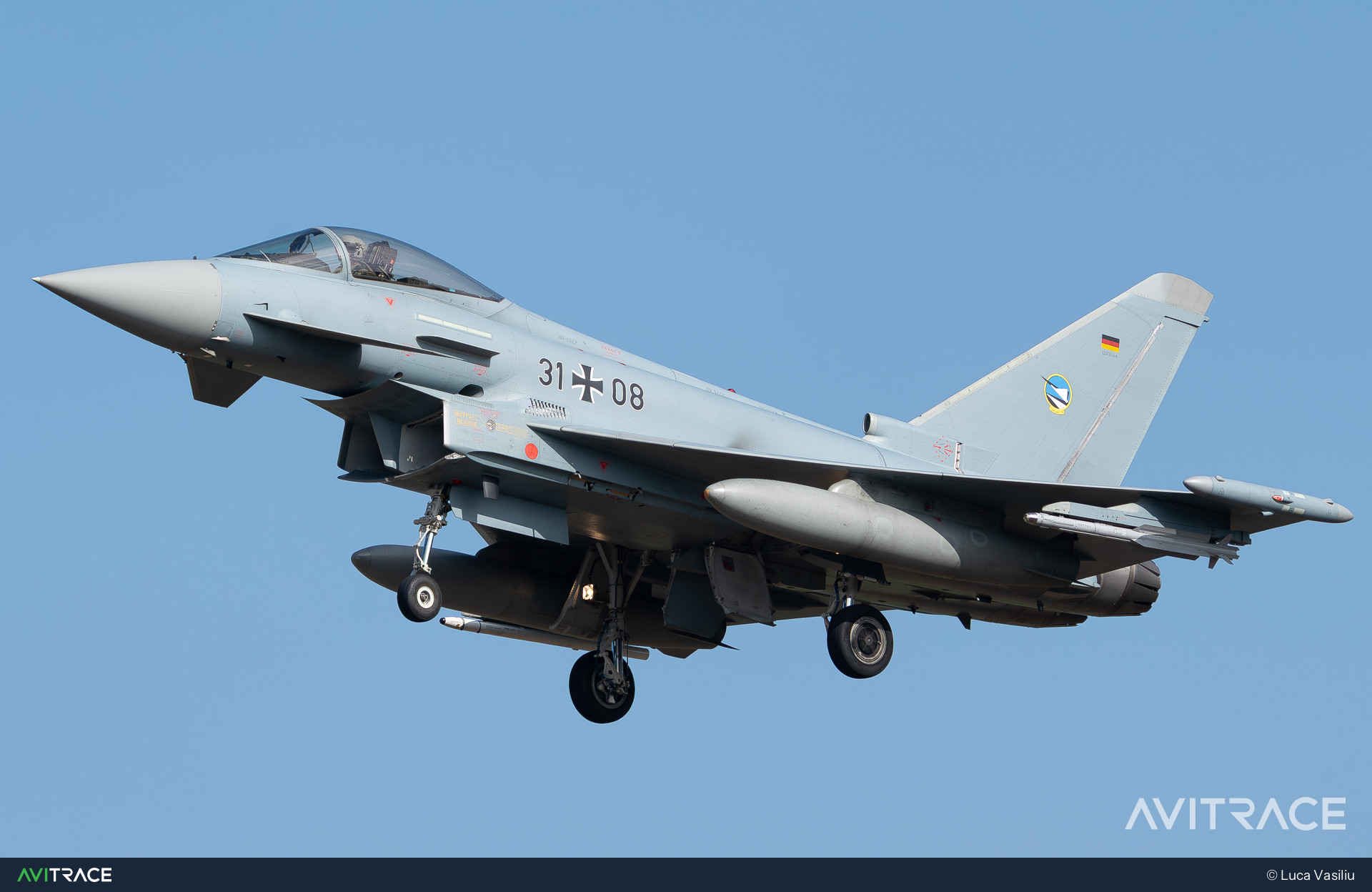 31+08, Eurofighter Typhoon EF2000, photographed by Luca Vasiliu