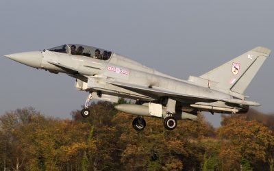 ZJ806, Eurofighter Typhoon, photographed by Chris Lofting