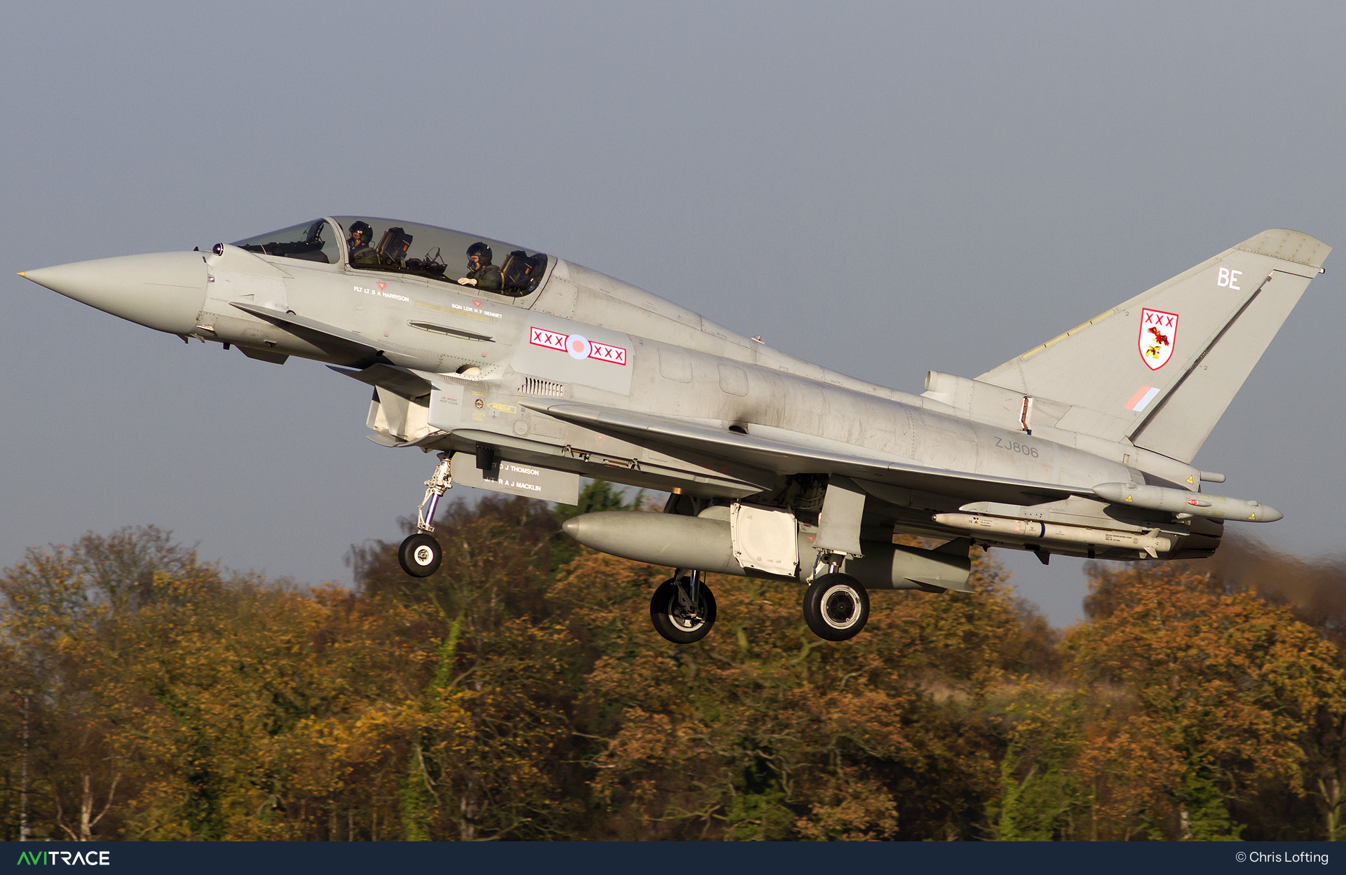 ZJ806, Eurofighter Typhoon, photographed by Chris Lofting