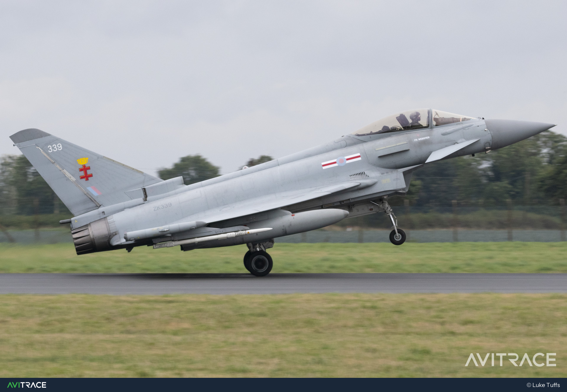 ZK339, Typhoon FGR4, photographed by Luke Tuffs