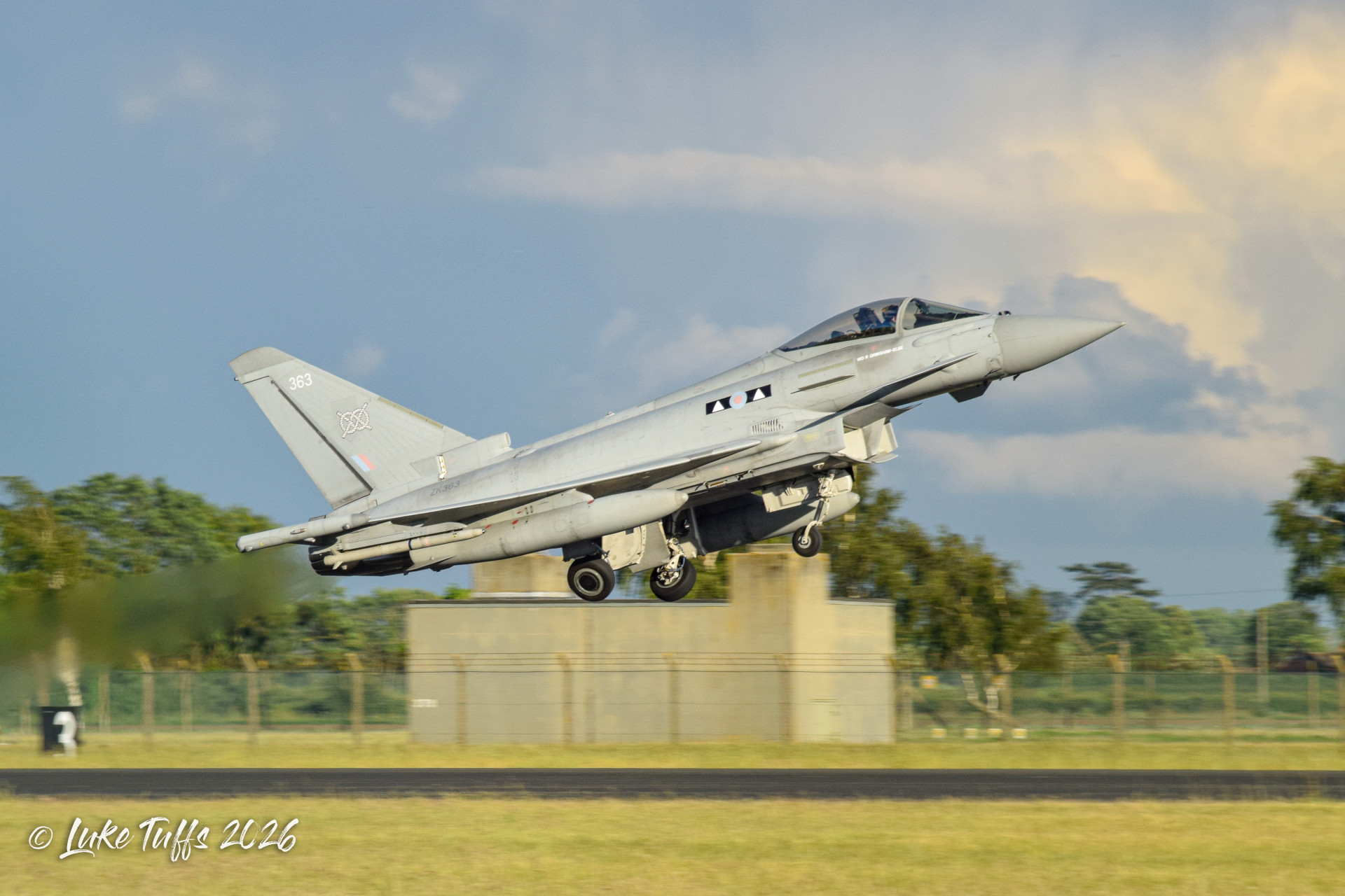 ZK363, Typhoon FGR4, photographed by Luke Tuffs
