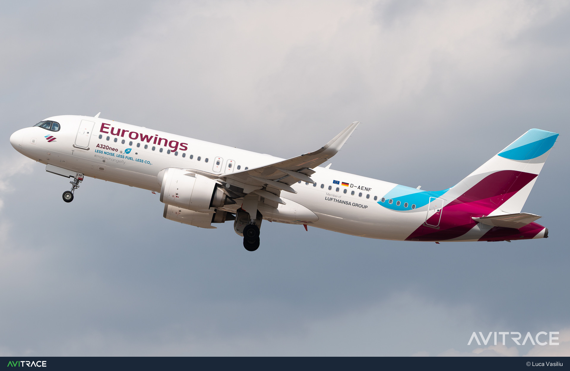 D-AENF, Airbus A320-251N, photographed by Luca Vasiliu