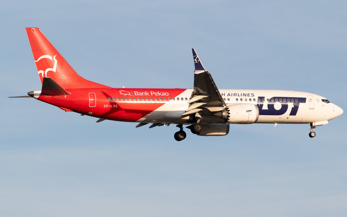 SP-LVG, Boeing 737-8 MAX, photographed by Luca Vasiliu