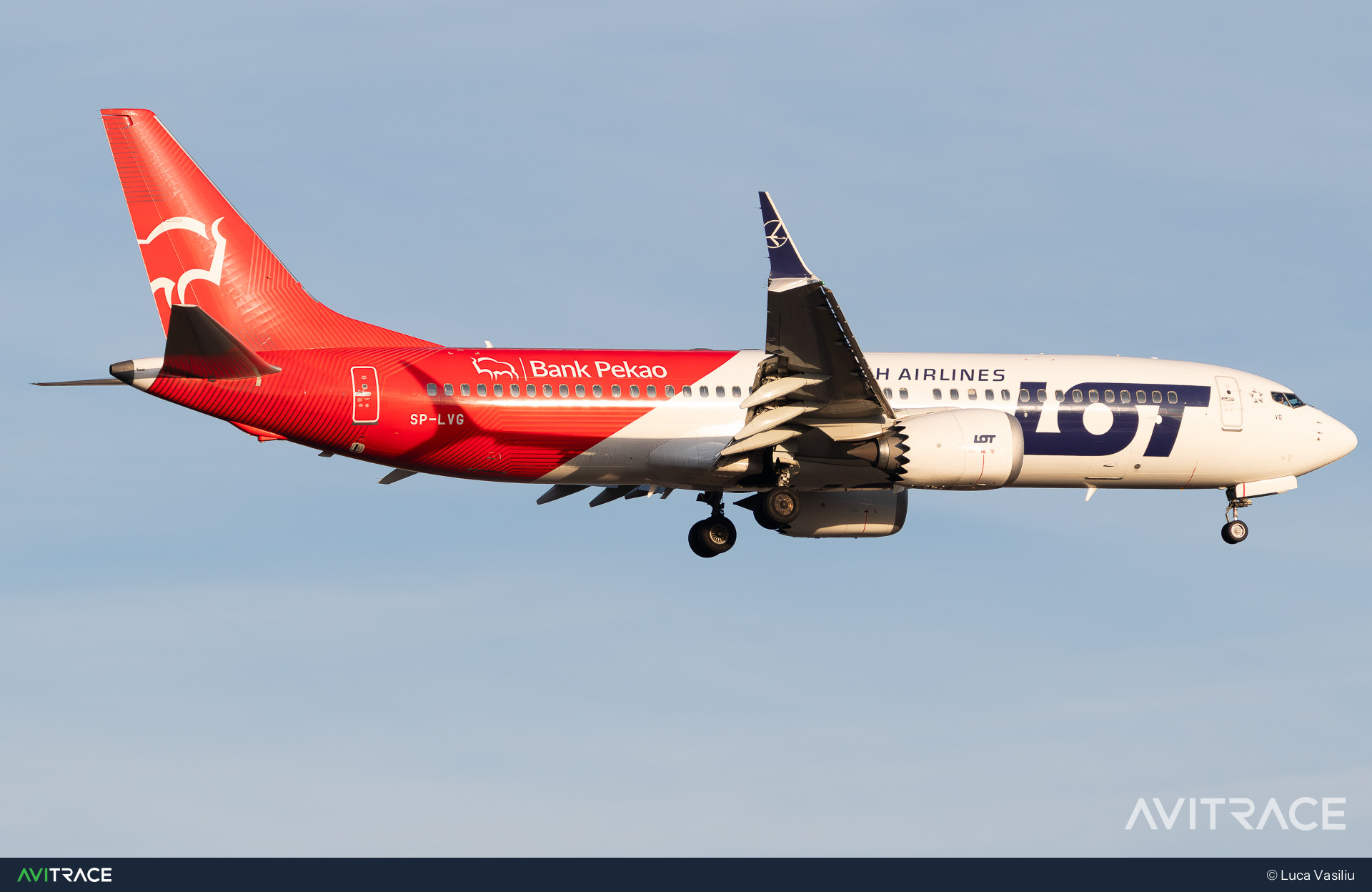 SP-LVG, Boeing 737-8 MAX, photographed by Luca Vasiliu