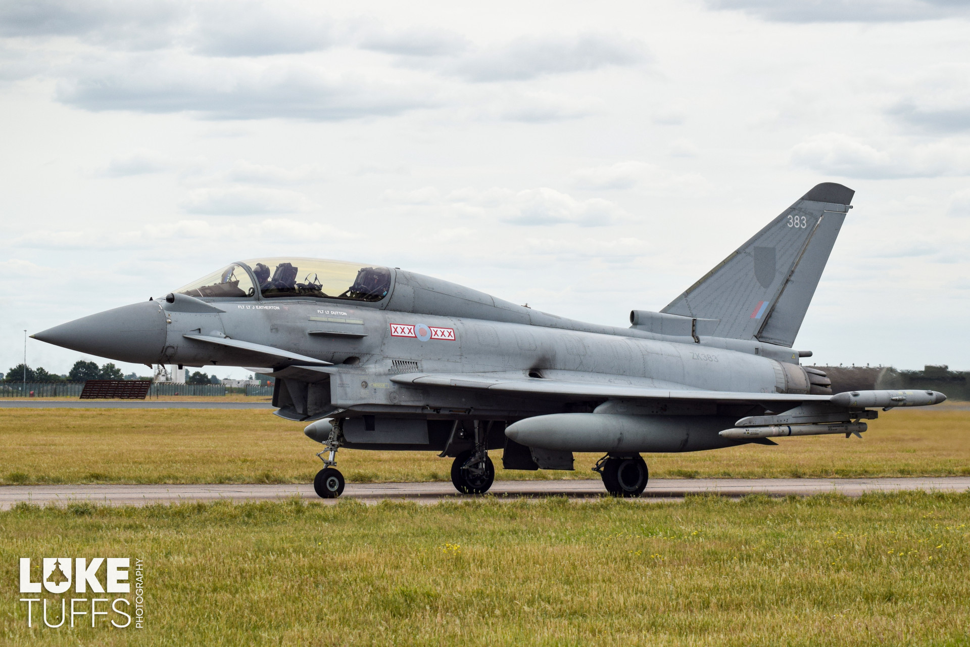 ZK383, Typhoon T3, photographed by Luke Tuffs
