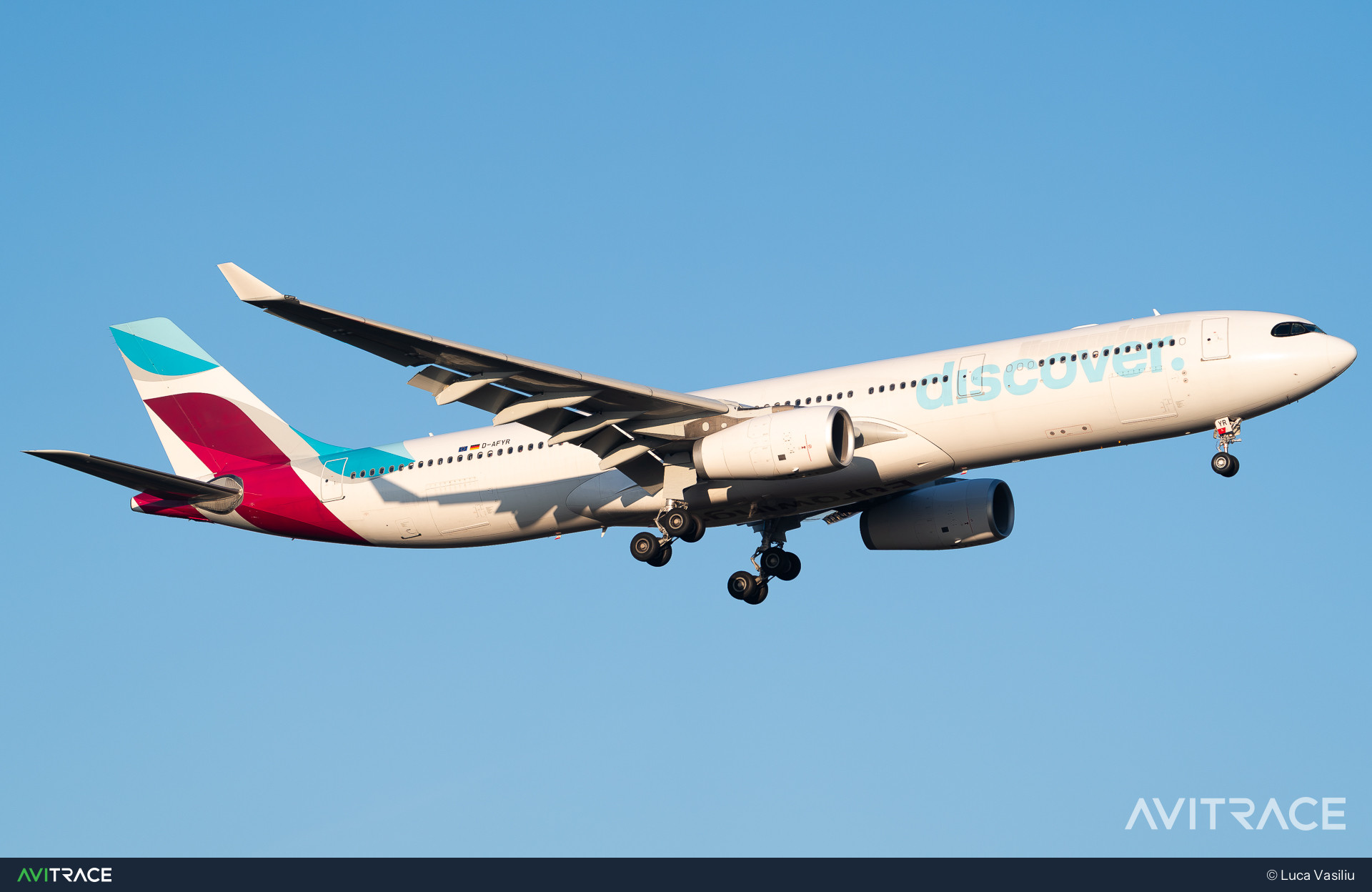 D-AFYR, Airbus A330-343, photographed by Luca Vasiliu