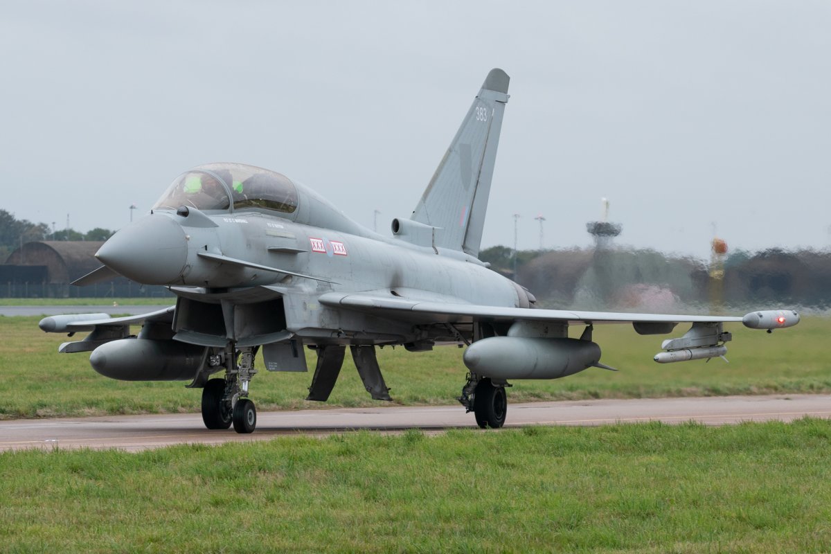 ZK383, Typhoon T3, photographed by Luke Tuffs