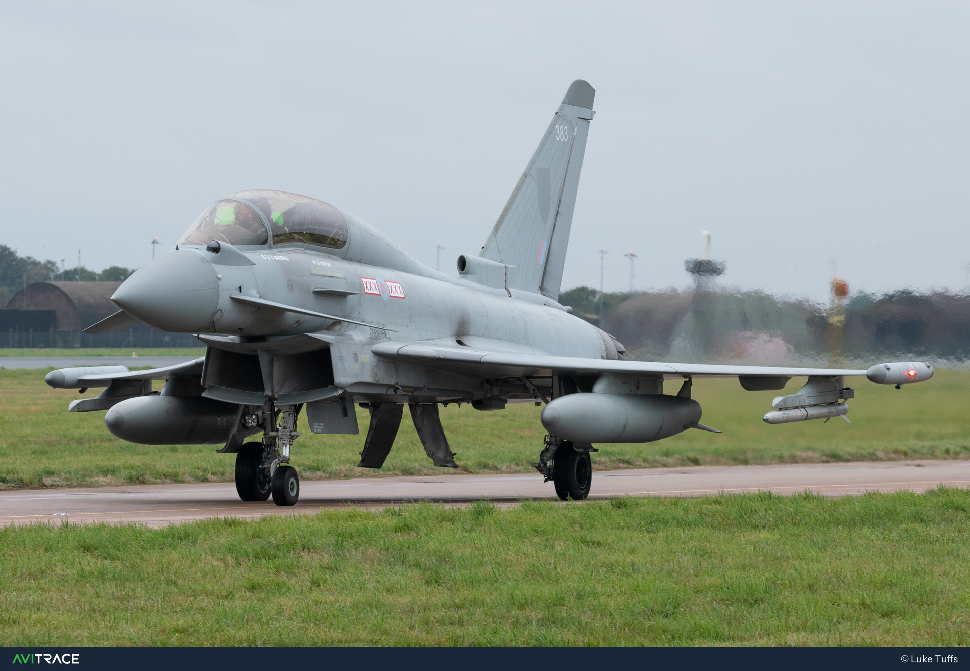 ZK383, Typhoon T3, photographed by Luke Tuffs