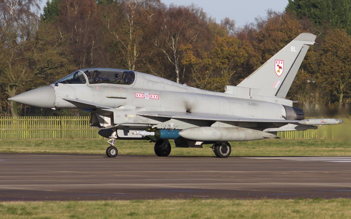 ZJ813, Eurofighter Typhoon, photographed by Chris Lofting