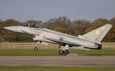 ZJ921, Typhoon, photographed by Chris Lofting