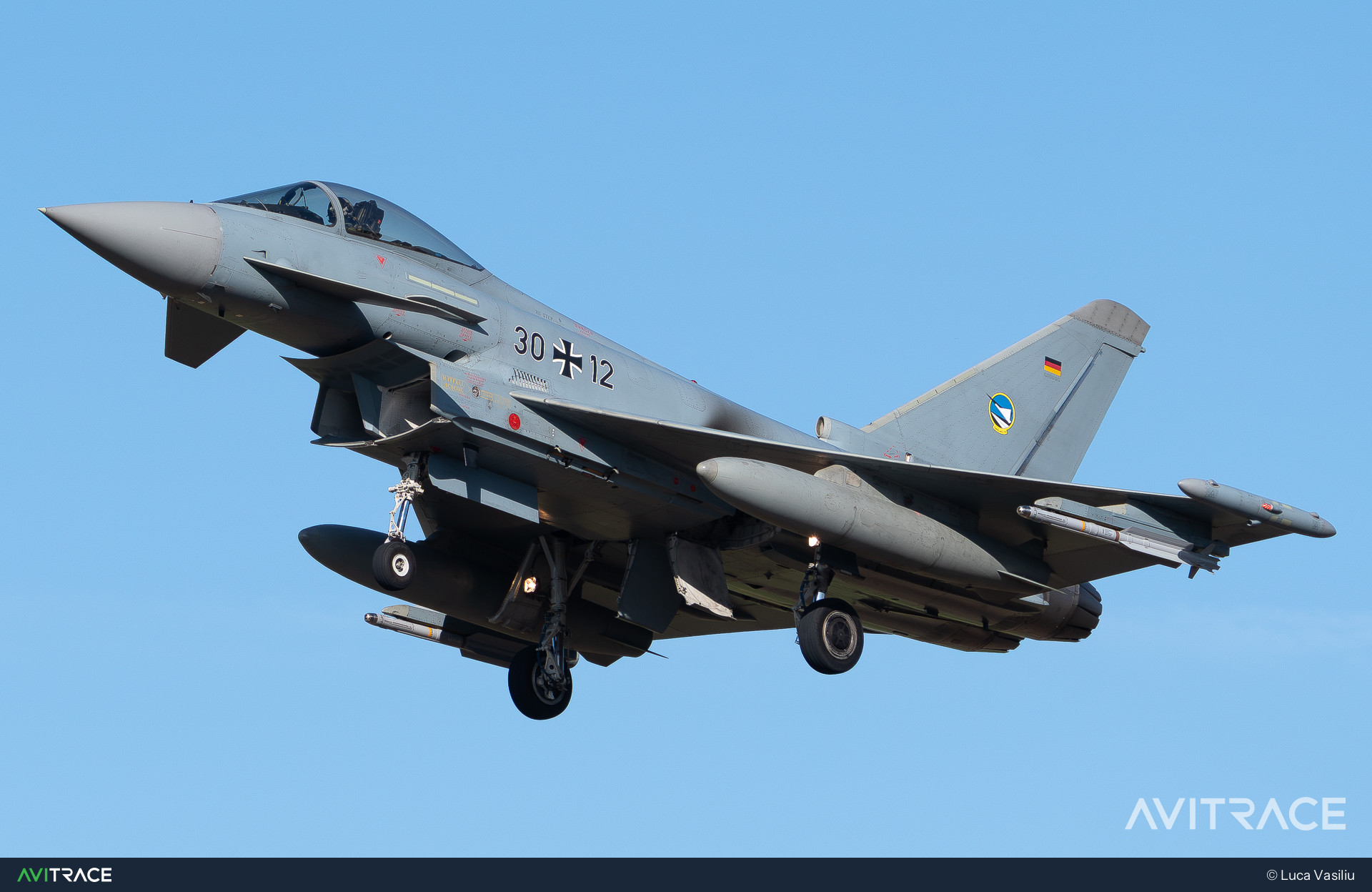 30+12, Eurofighter Typhoon EF2000, photographed by Luca Vasiliu