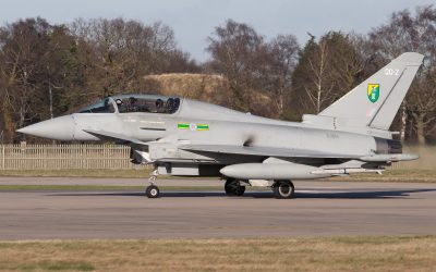 ZJ814, Eurofighter Typhoon, photographed by Chris Lofting