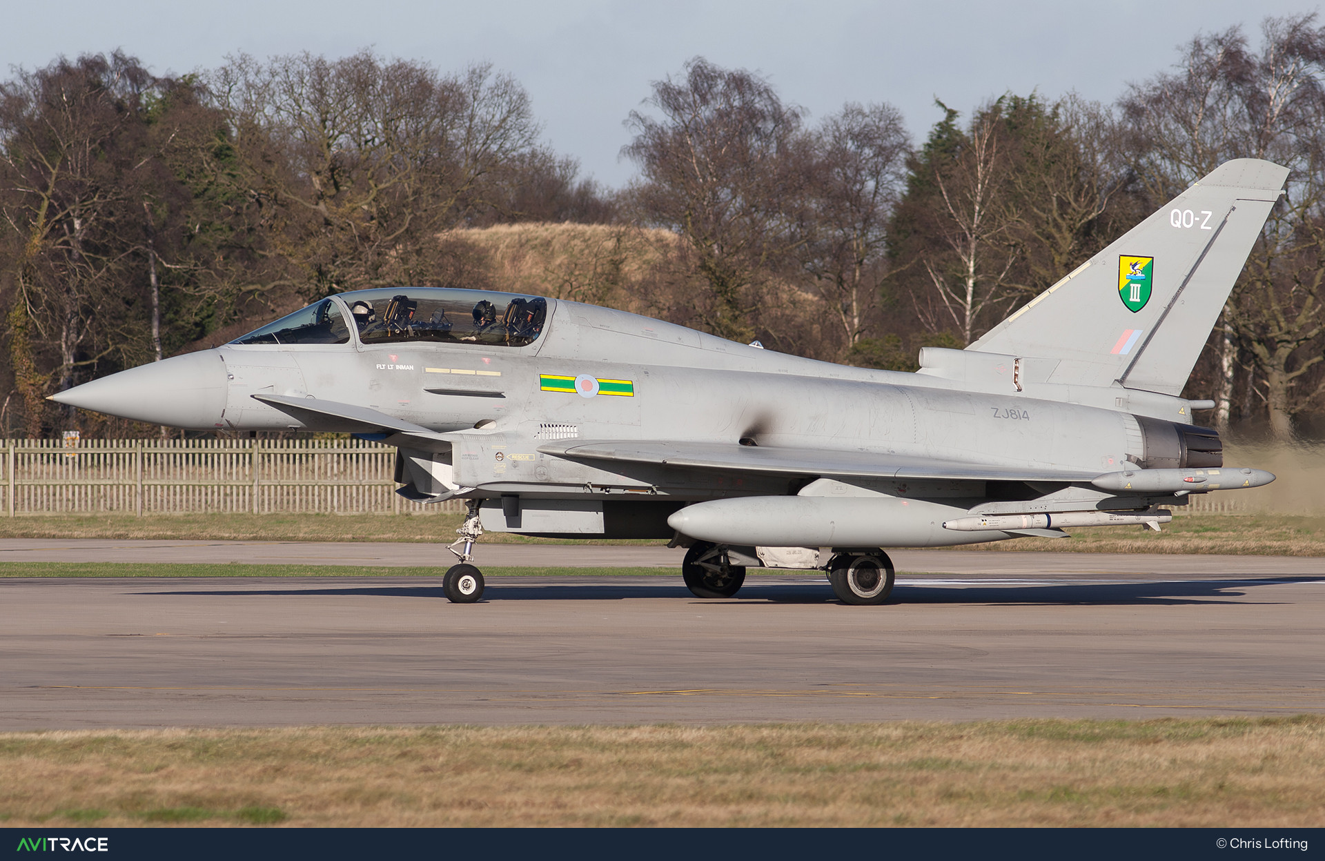 ZJ814, Eurofighter Typhoon, photographed by Chris Lofting
