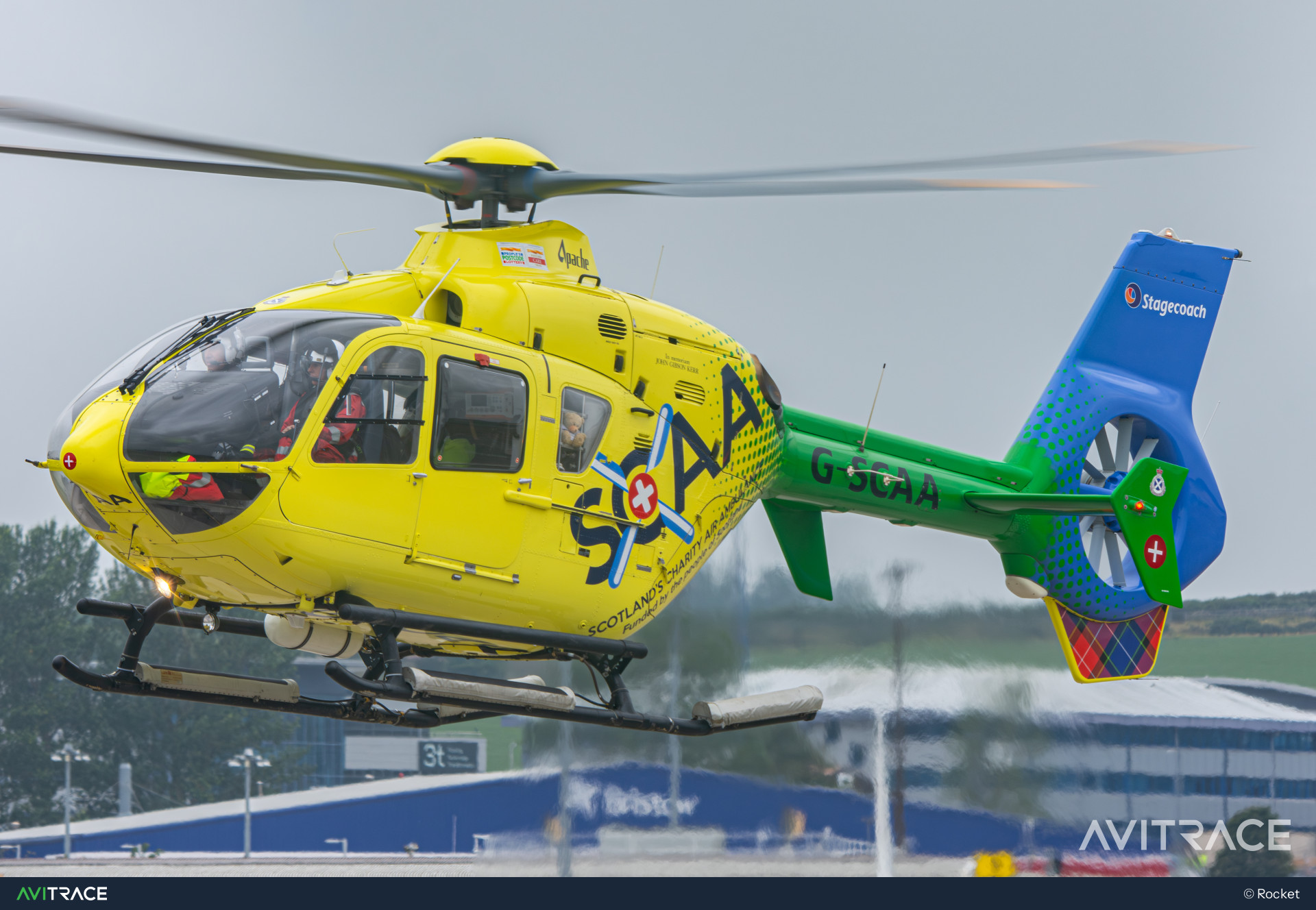 G-SCAA, EC135 T2+, photographed by Rocket