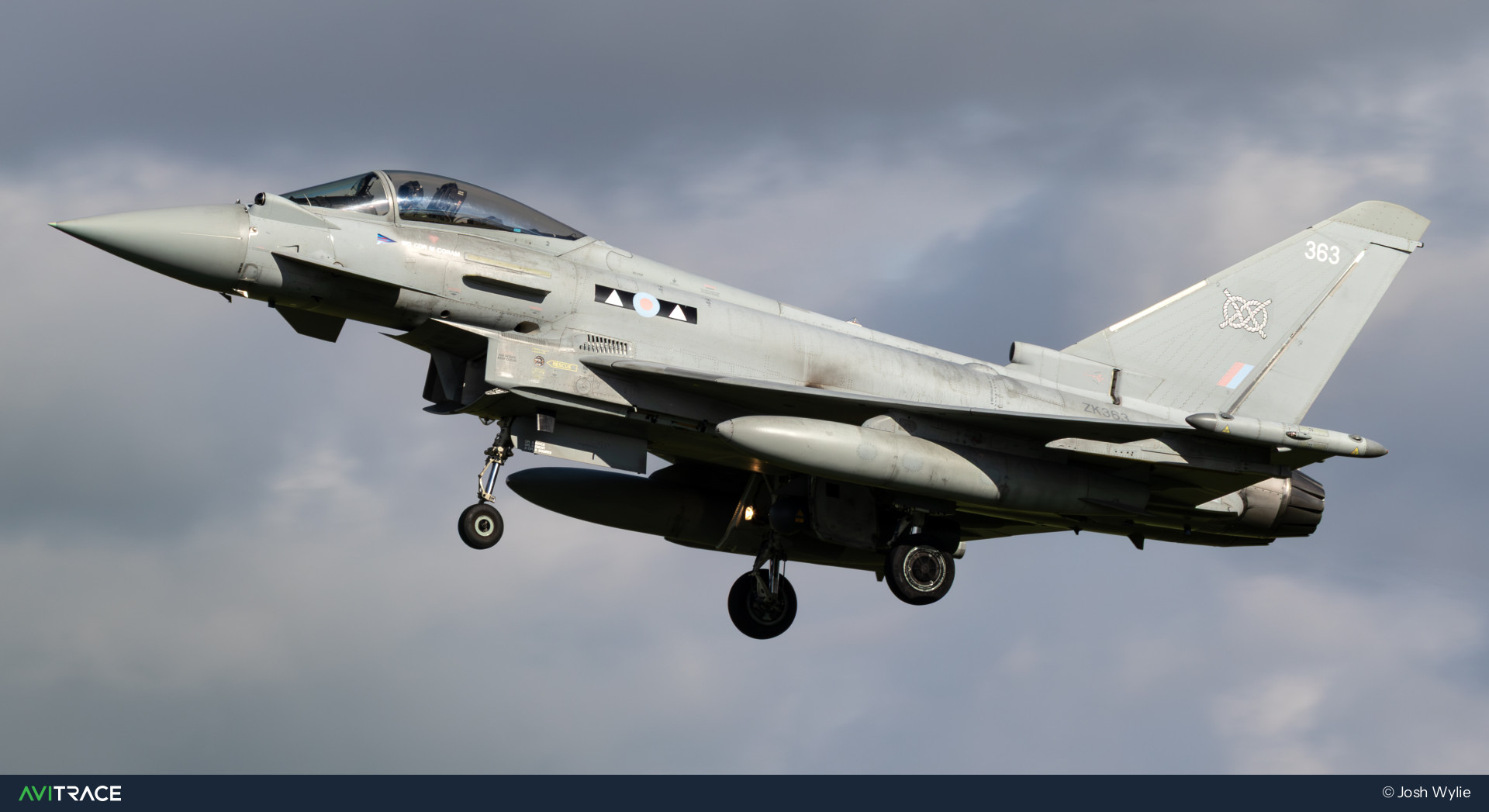 ZK363, Eurofighter Typhoon FGR4, photographed by Josh Wylie