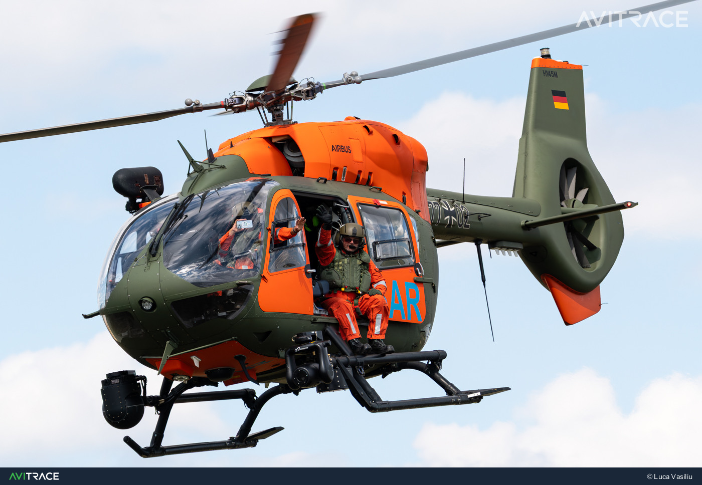 77+02, Airbus Helicopters H145 LUH SAR, photographed by Luca Vasiliu
