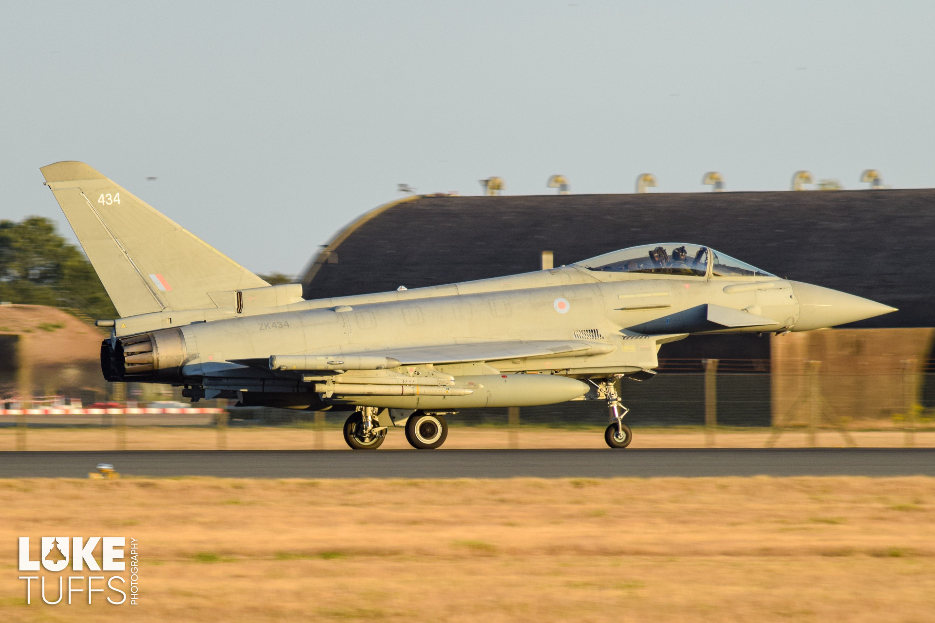 ZK434, Typhoon FGR4, photographed by Luke Tuffs
