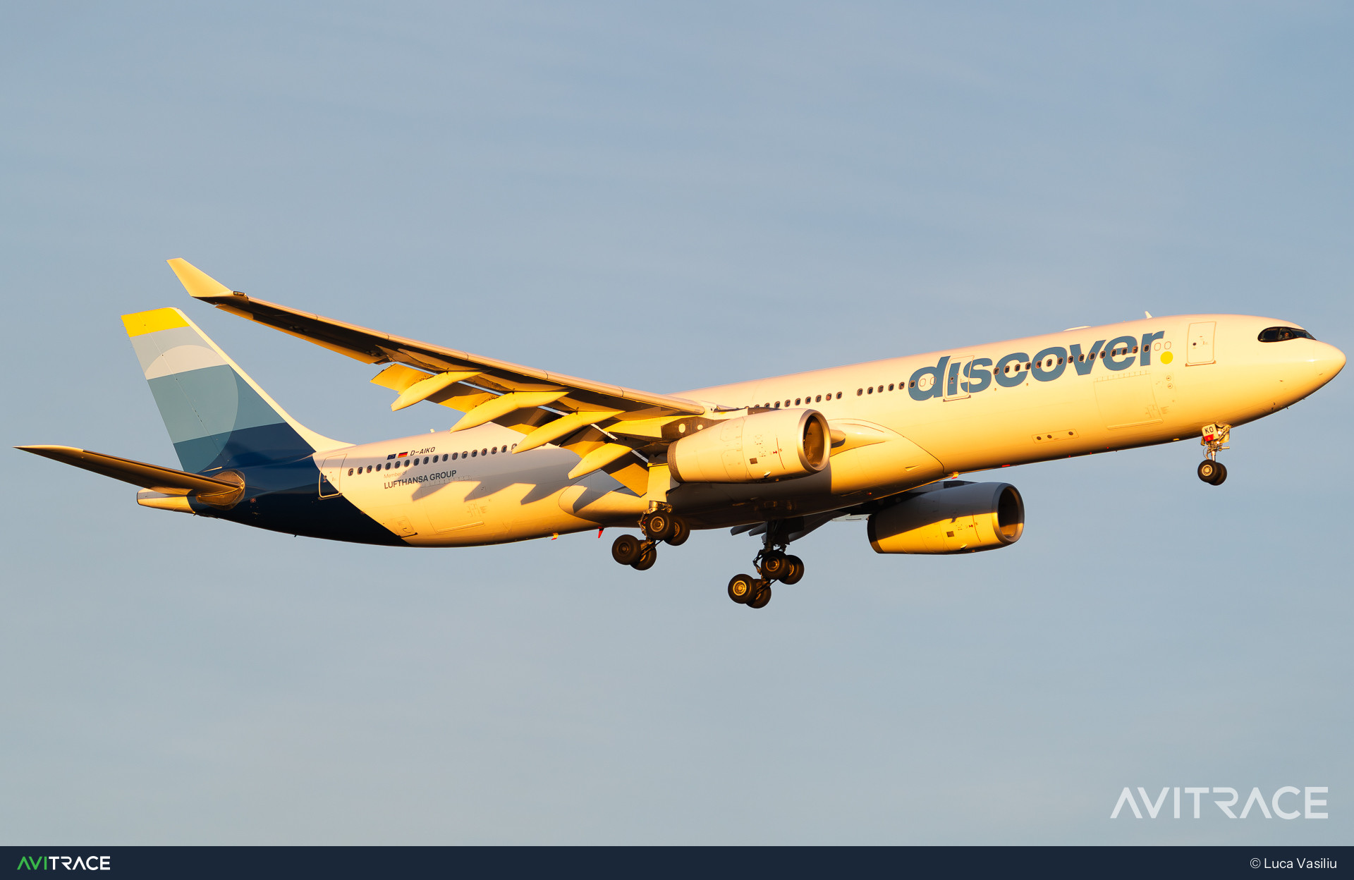 D-AIKO, Airbus A330-343, photographed by Luca Vasiliu