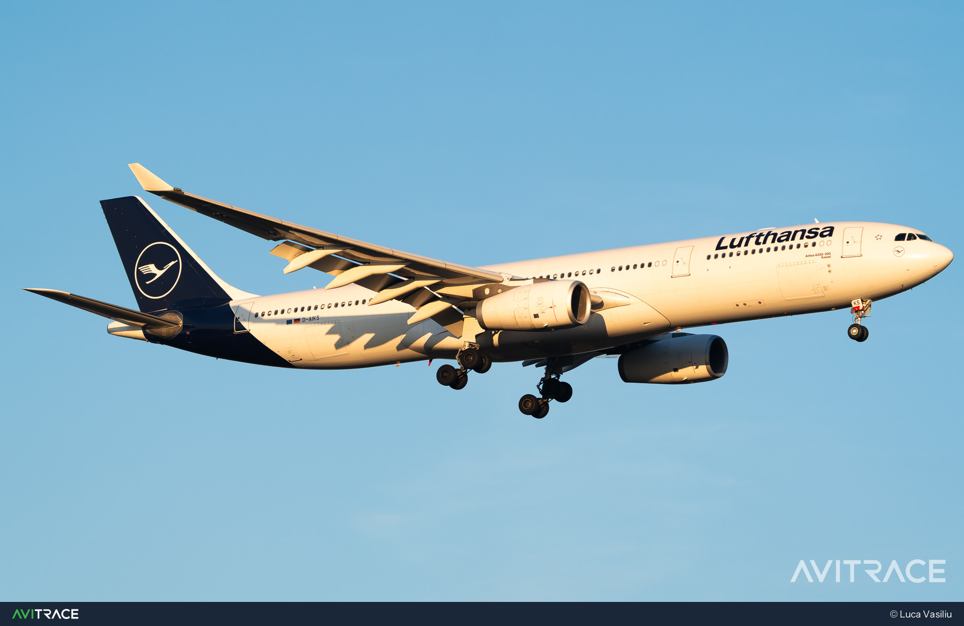 D-AIKS, Airbus A330-343, photographed by Luca Vasiliu