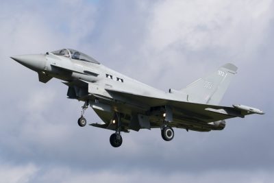 ZK372, Typhoon FGR4, photographed by Luke Tuffs