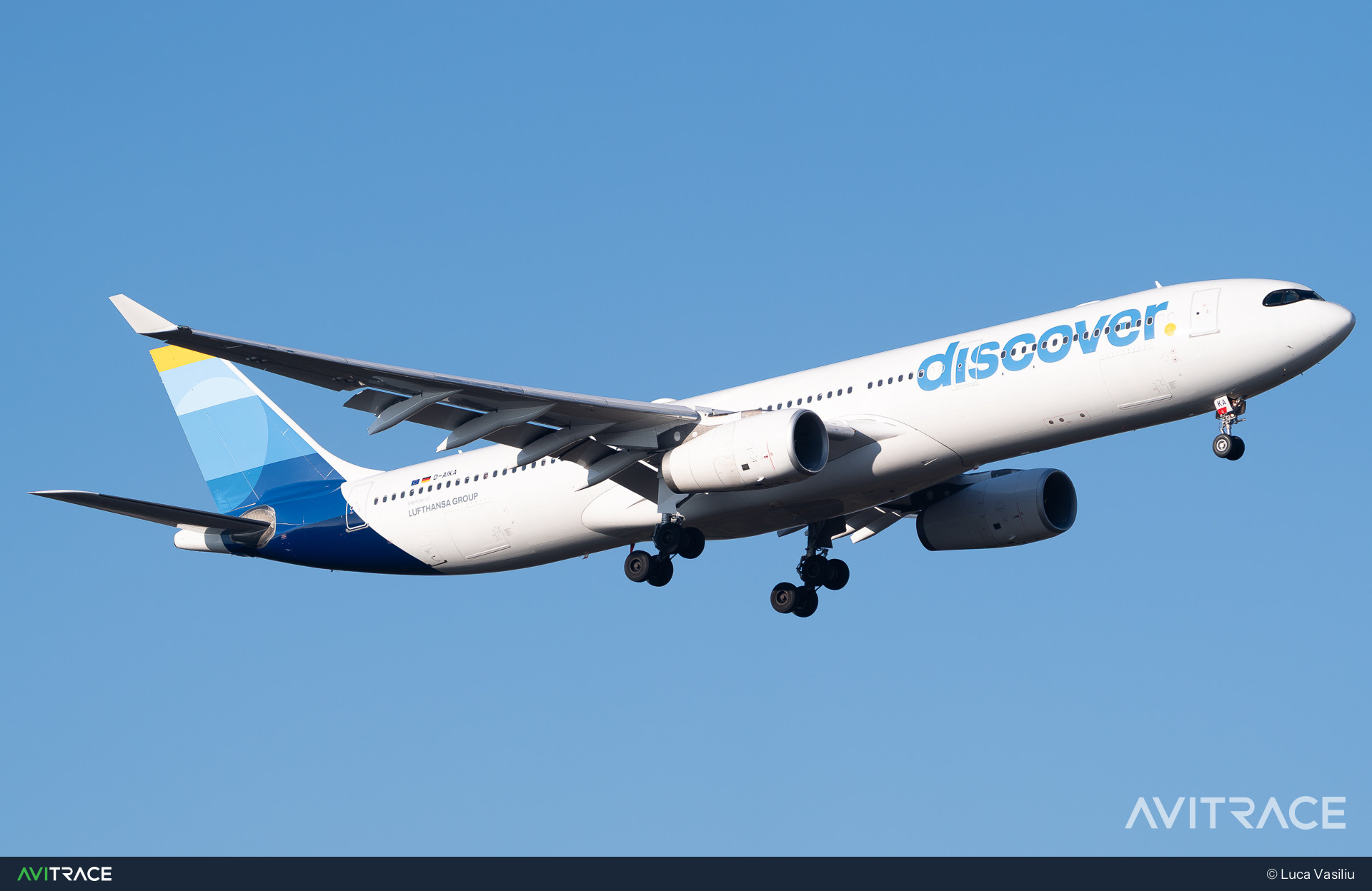 D-AIKA, Airbus A330-343, photographed by Luca Vasiliu