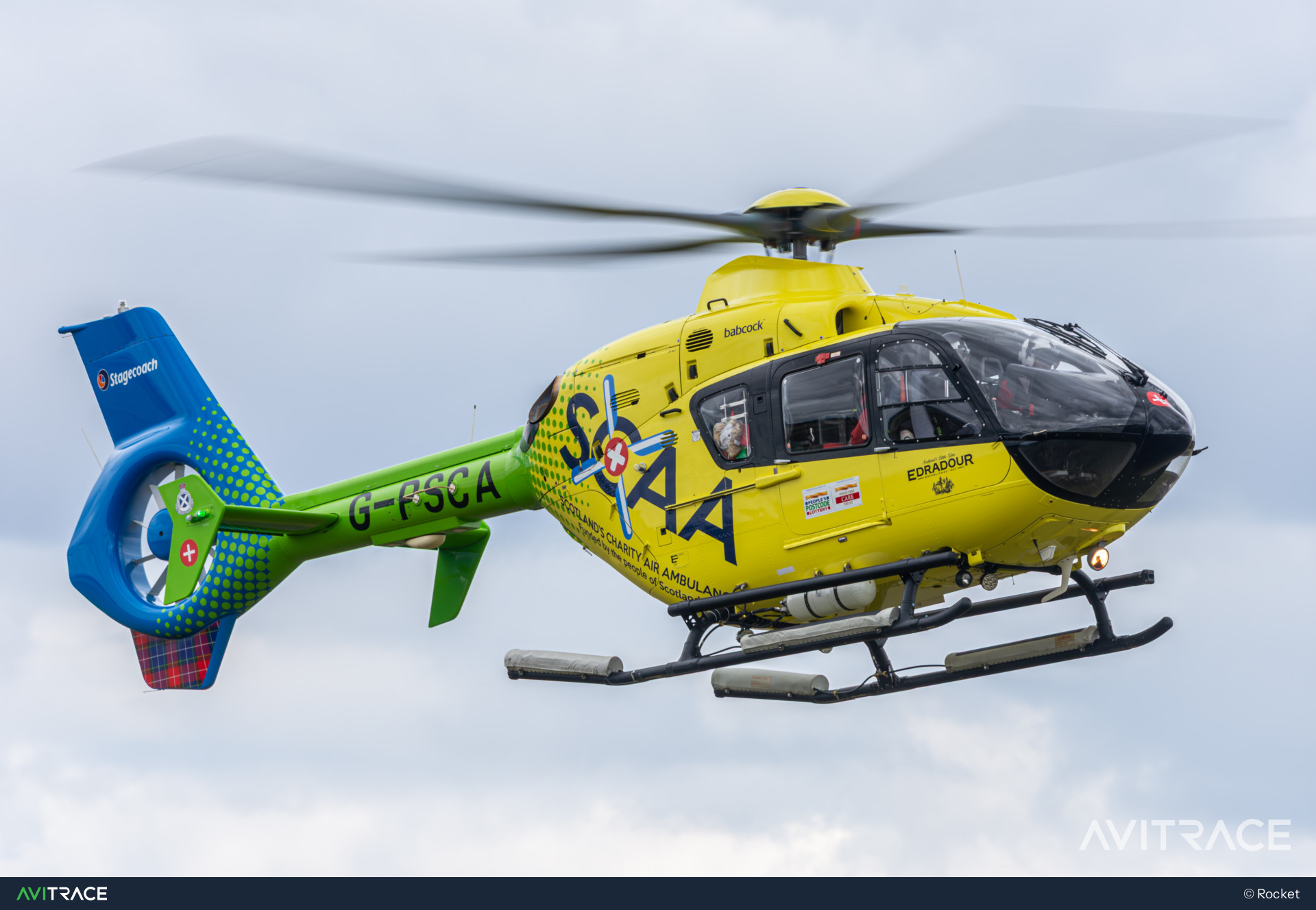 G-PSCA, EC135 T2+, photographed by Rocket