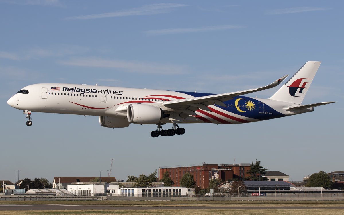 9M-MAC, Airbus A350, photographed by Chris Lofting