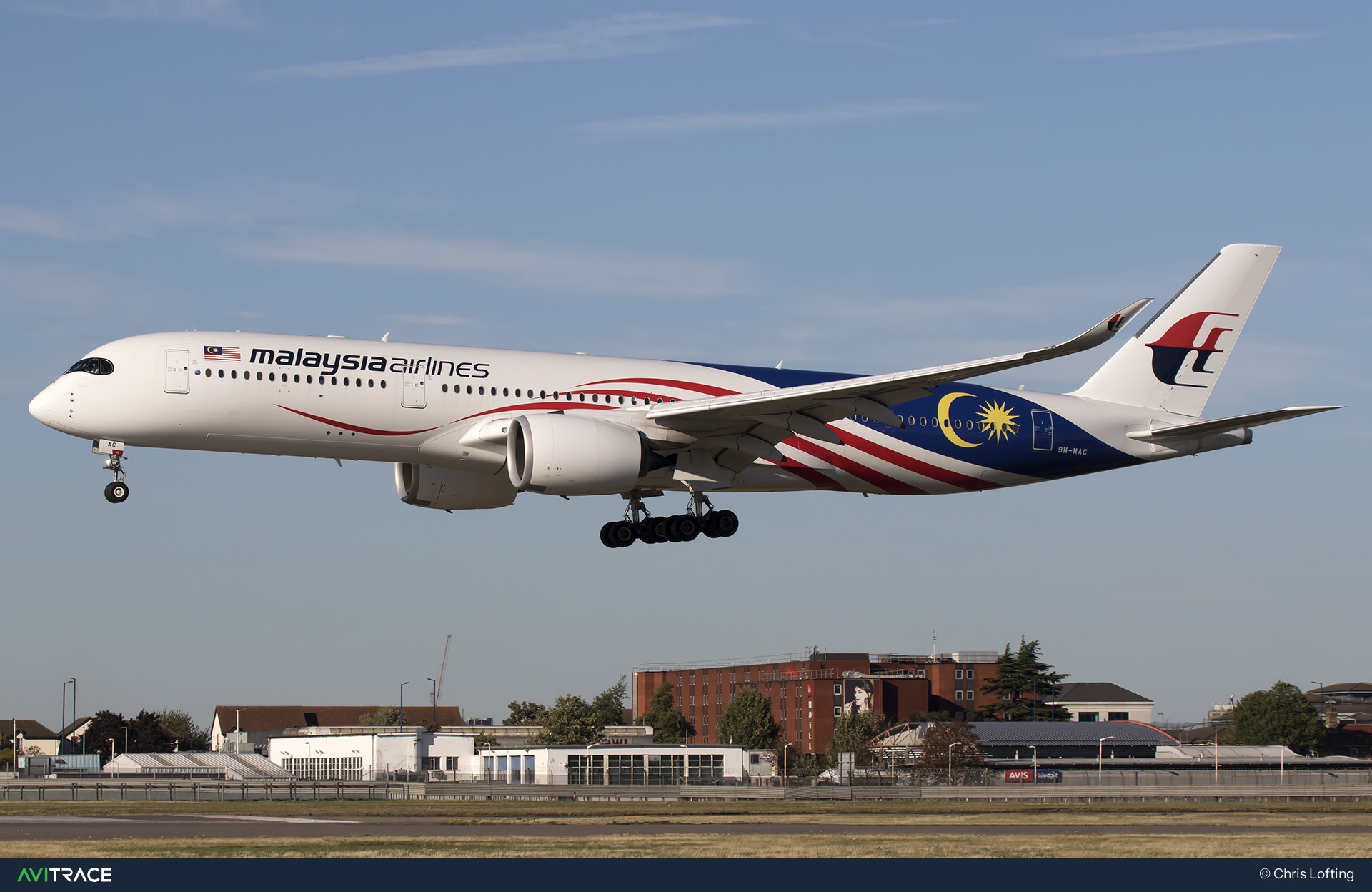 9M-MAC, Airbus A350, photographed by Chris Lofting