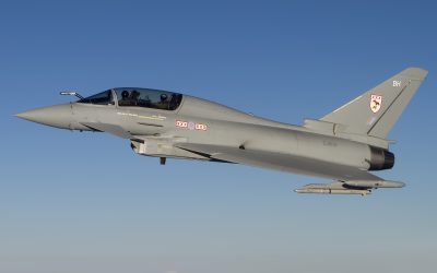 ZJ809, Eurofighter Typhoon, photographed by Chris Lofting
