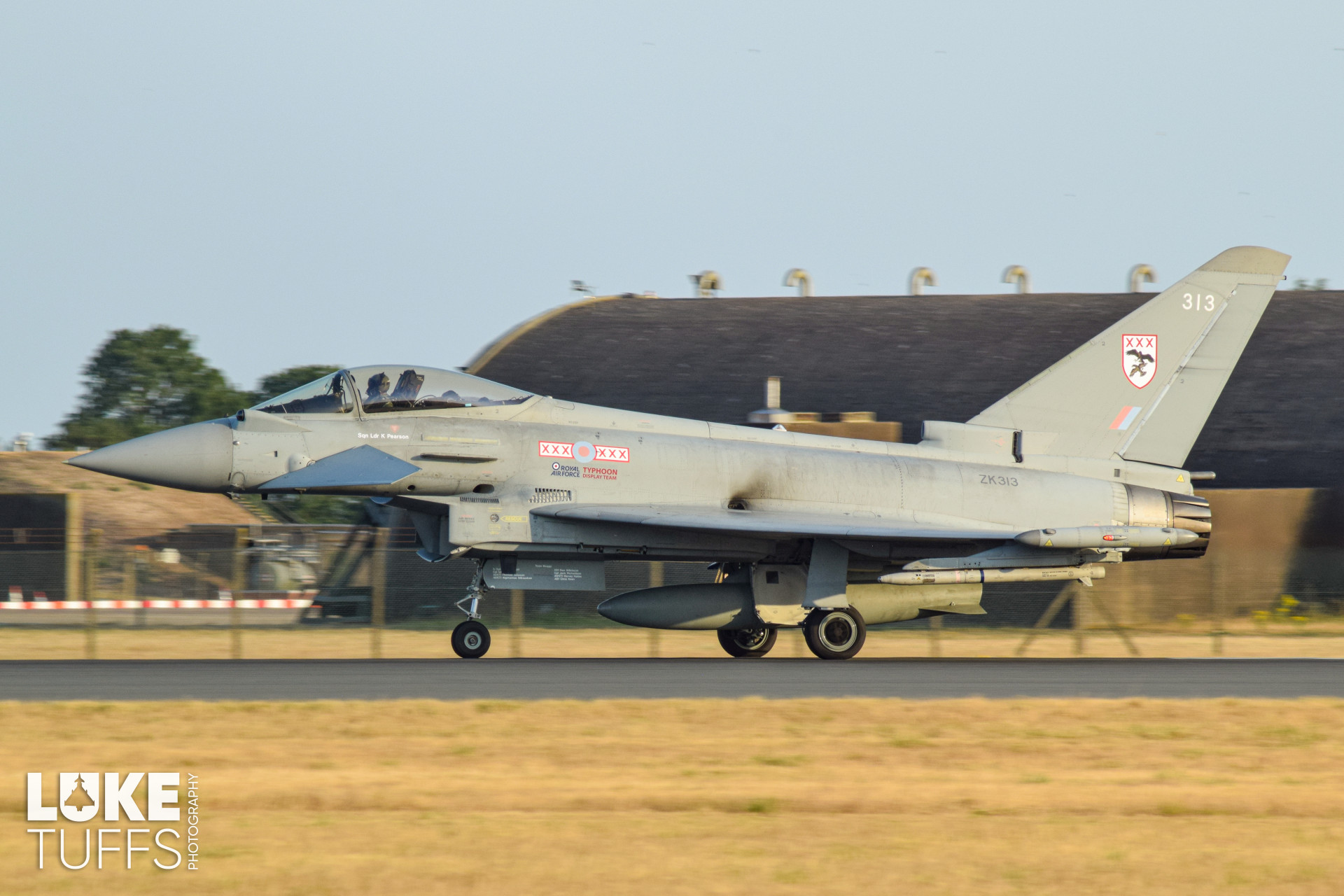 ZK313, Typhoon FGR4, photographed by Luke Tuffs