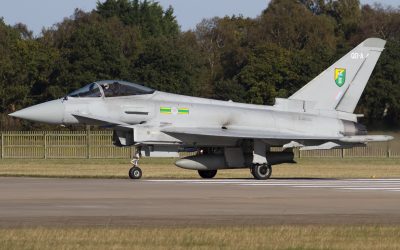 ZJ920, Typhoon, photographed by Chris Lofting