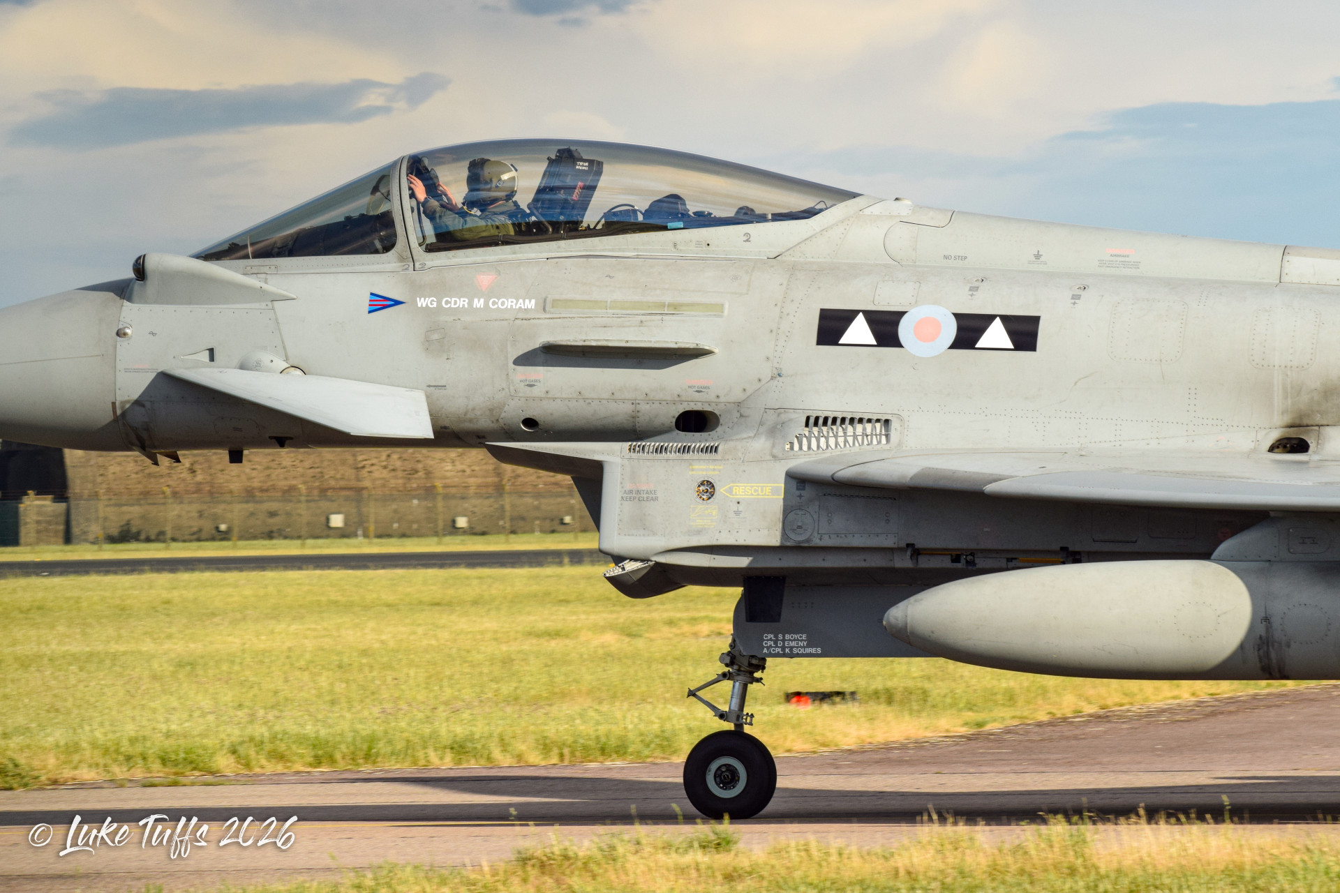 ZK363, Typhoon FGR4, photographed by Luke Tuffs