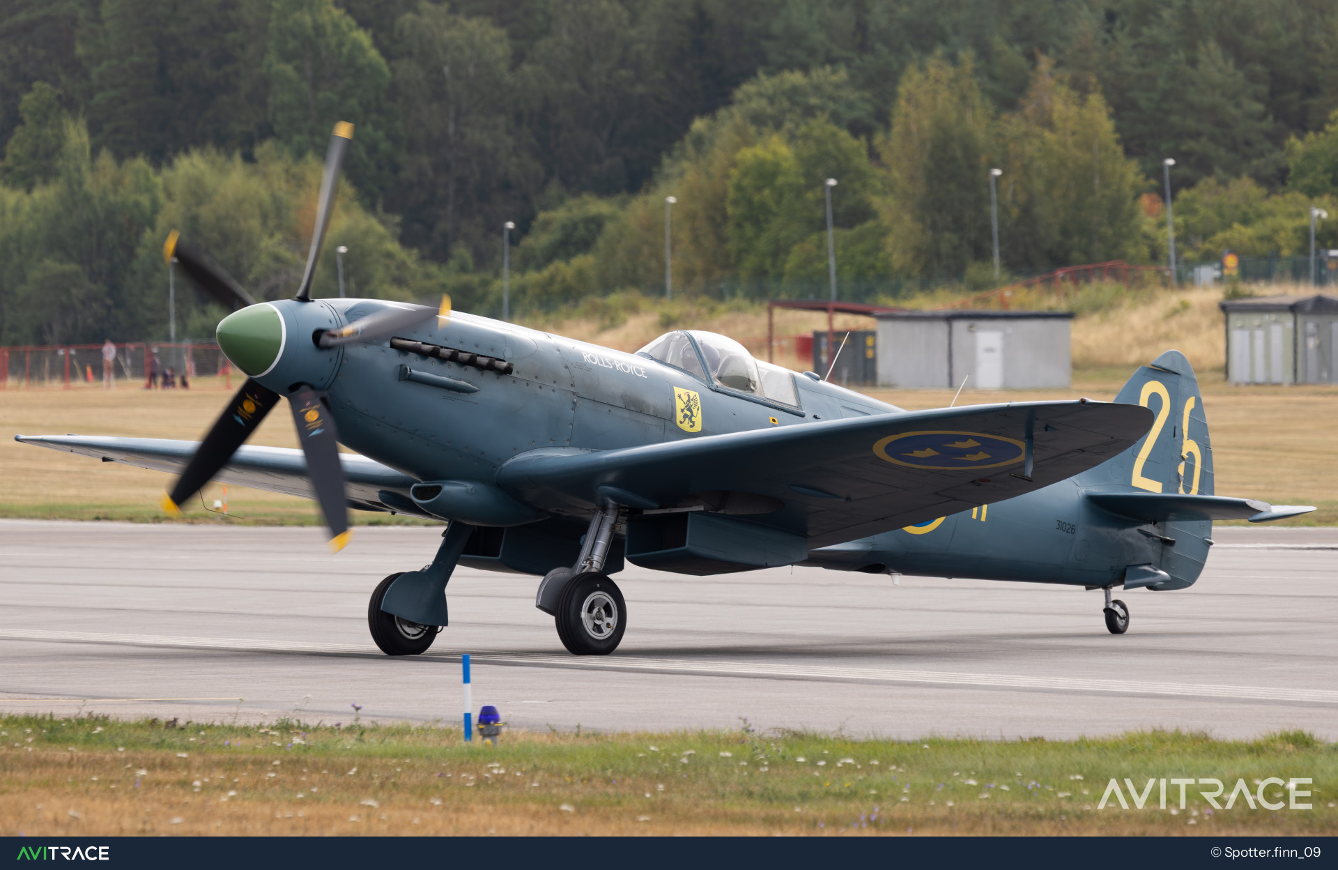 G-RRGN, Supermarine Spitfire PR.19, photographed by Spotter.finn_09