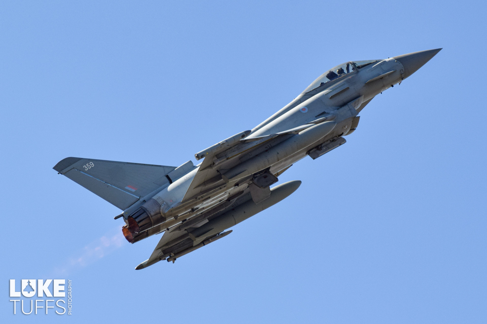 ZK359, Typhoon FGR4, photographed by Luke Tuffs