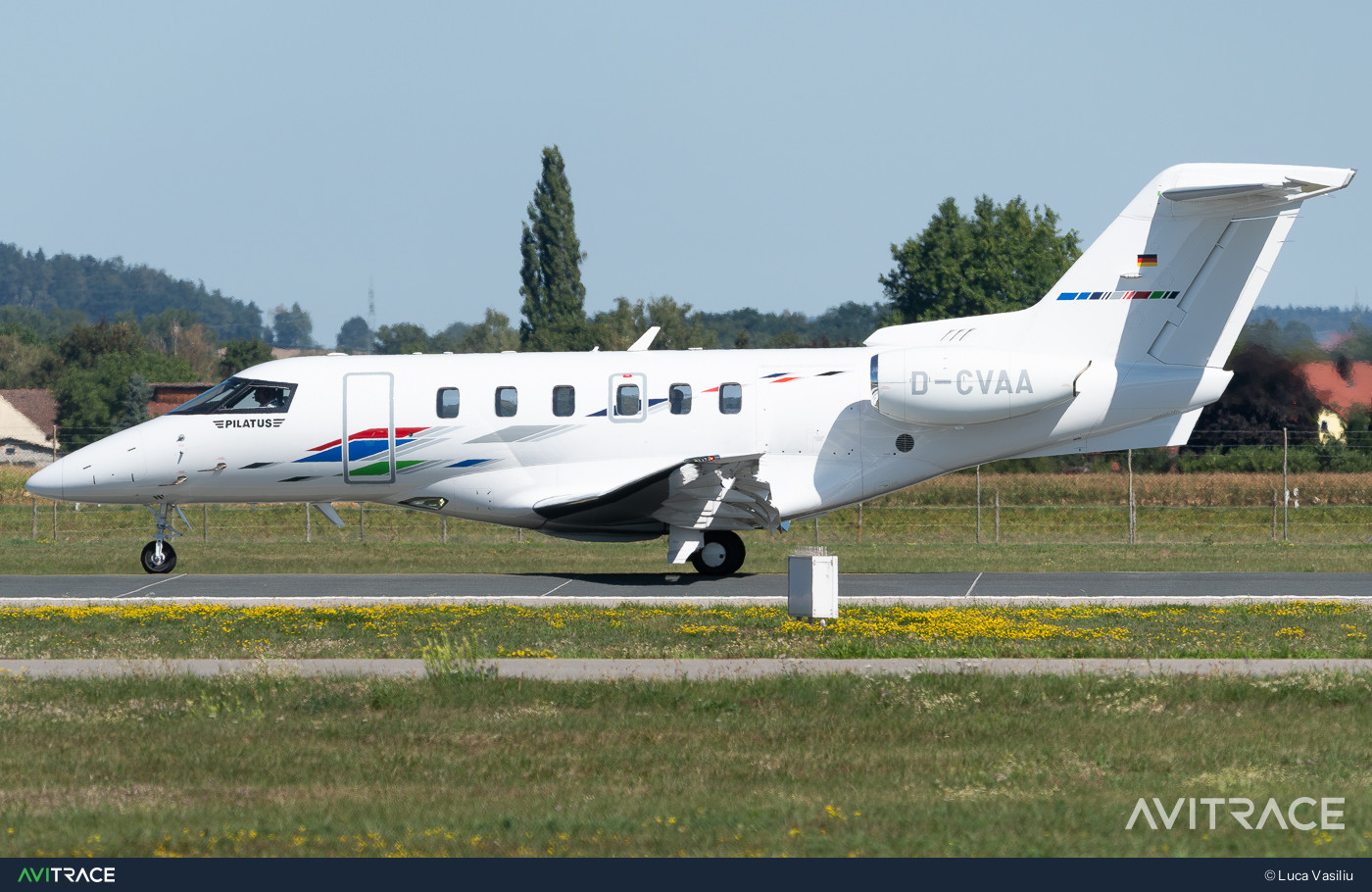D-CVAA, PC-24, photographed by Luca Vasiliu