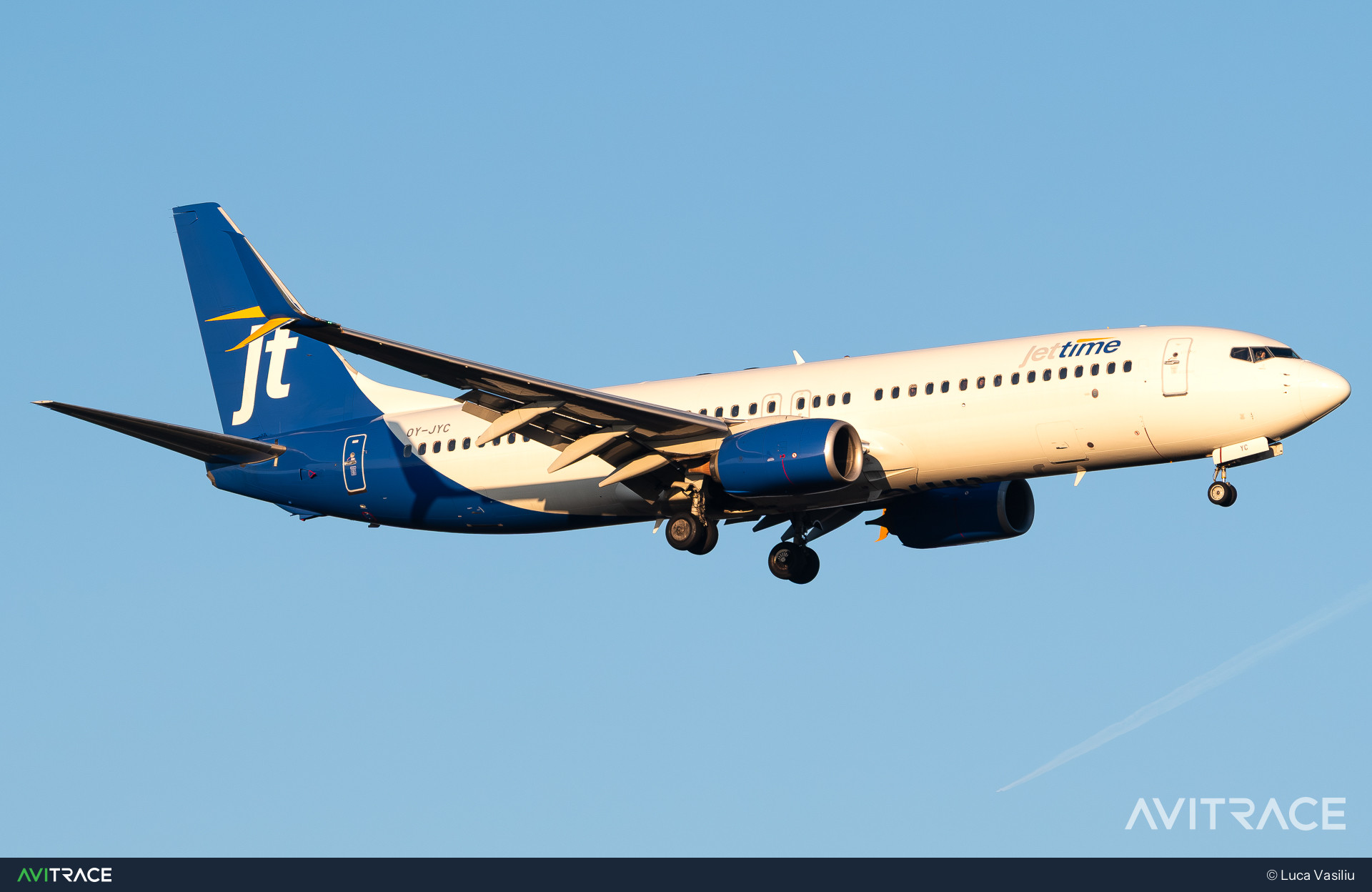 OY-JYC, Boeing 737-8KN, photographed by Luca Vasiliu