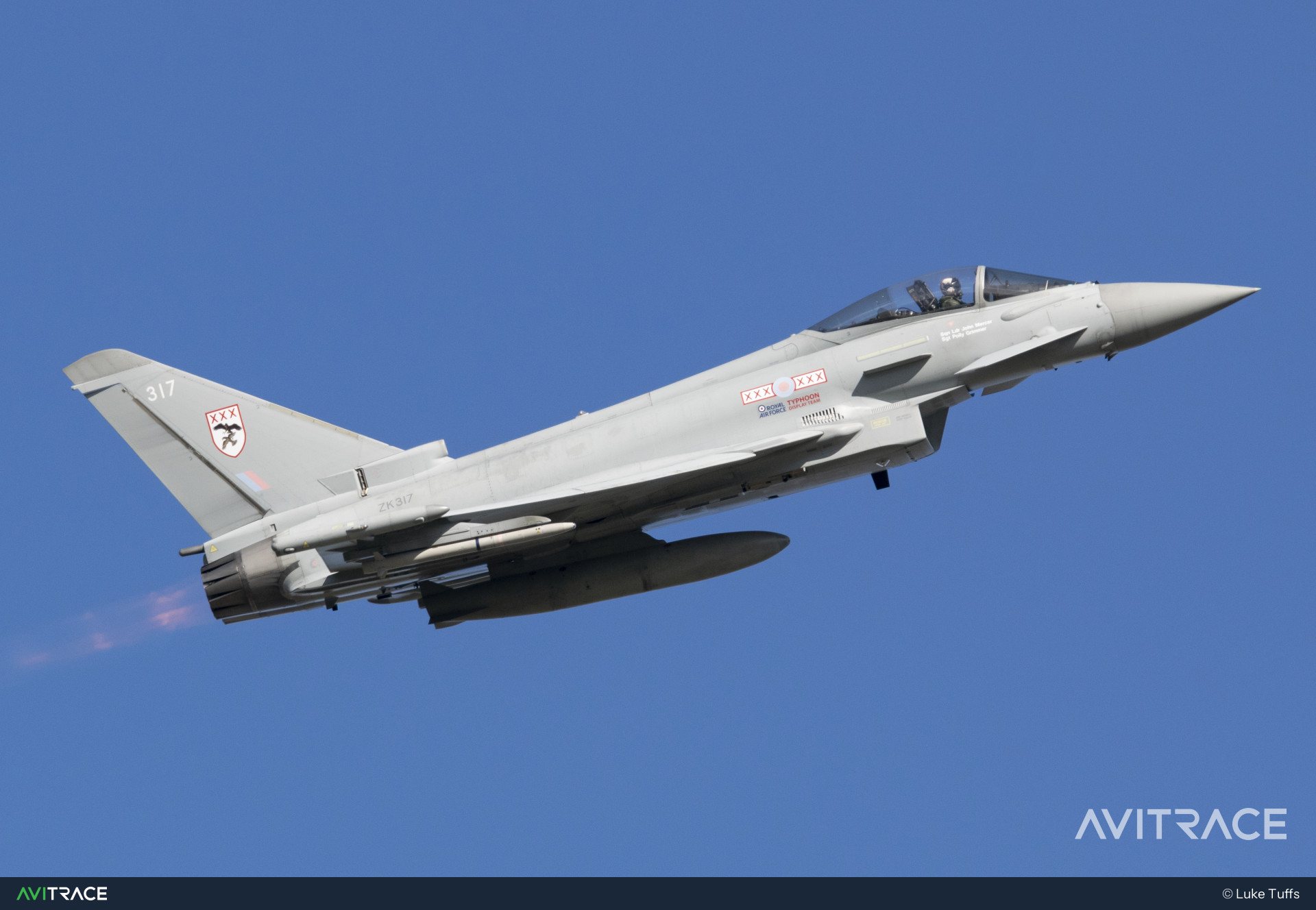 ZK317, Typhoon FGR4, photographed by Luke Tuffs