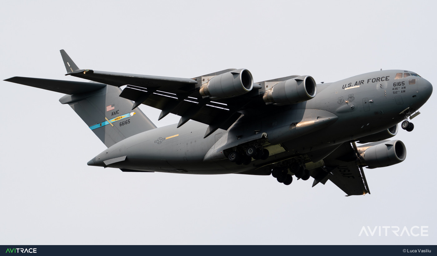 06-6165, C-17A Globemaster III, photographed by Luca Vasiliu