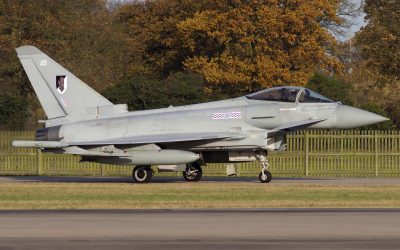 ZJ912, Typhoon, photographed by Chris Lofting