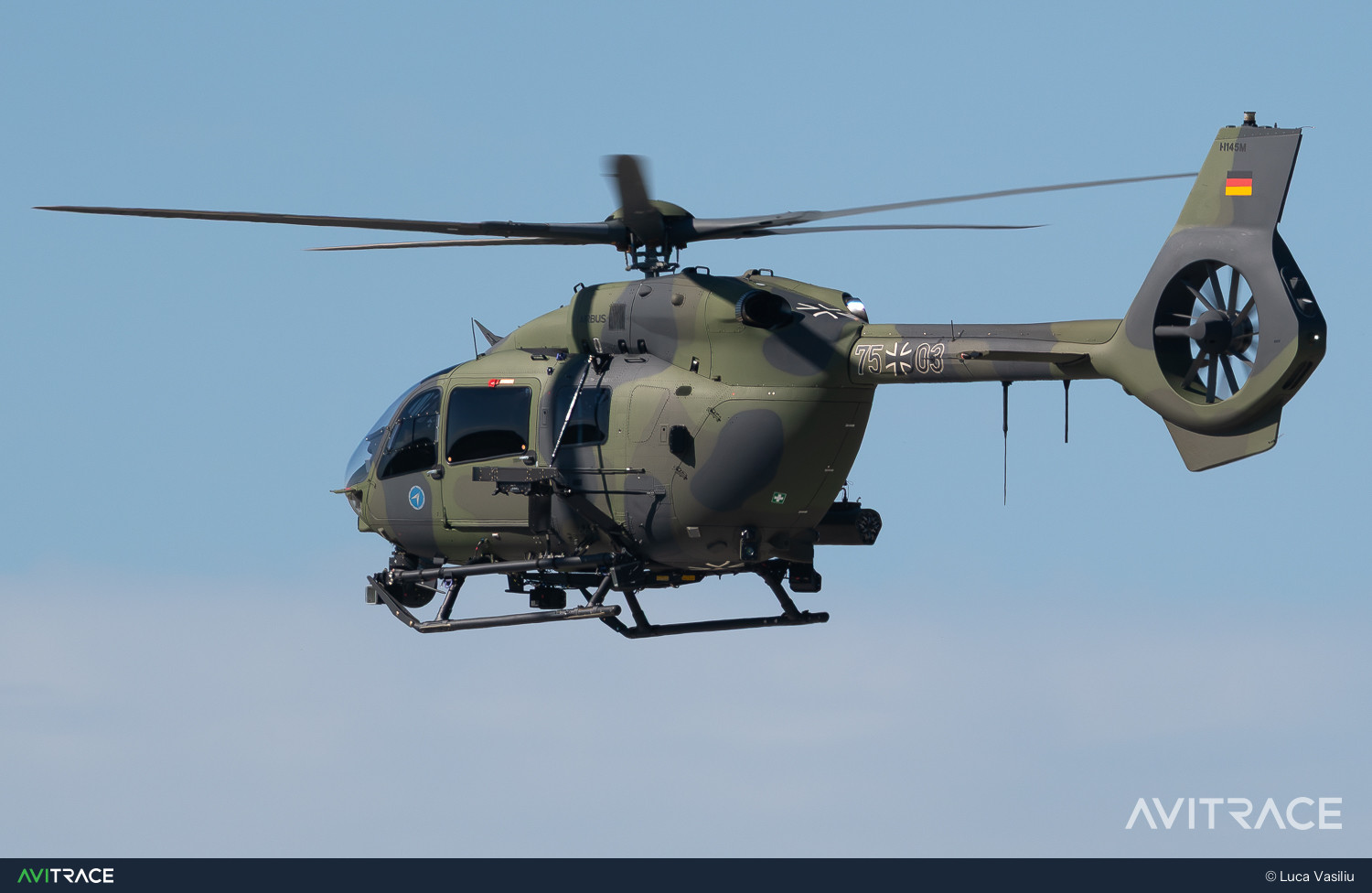 75+03, Airbus Helicopters H145M, photographed by Luca Vasiliu