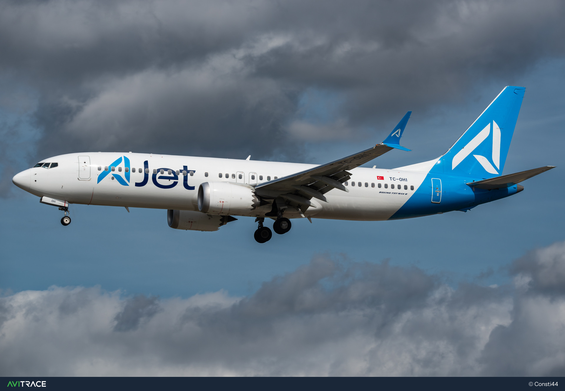 TC-OHI, Boeing 737-8 MAX, photographed by Consti44