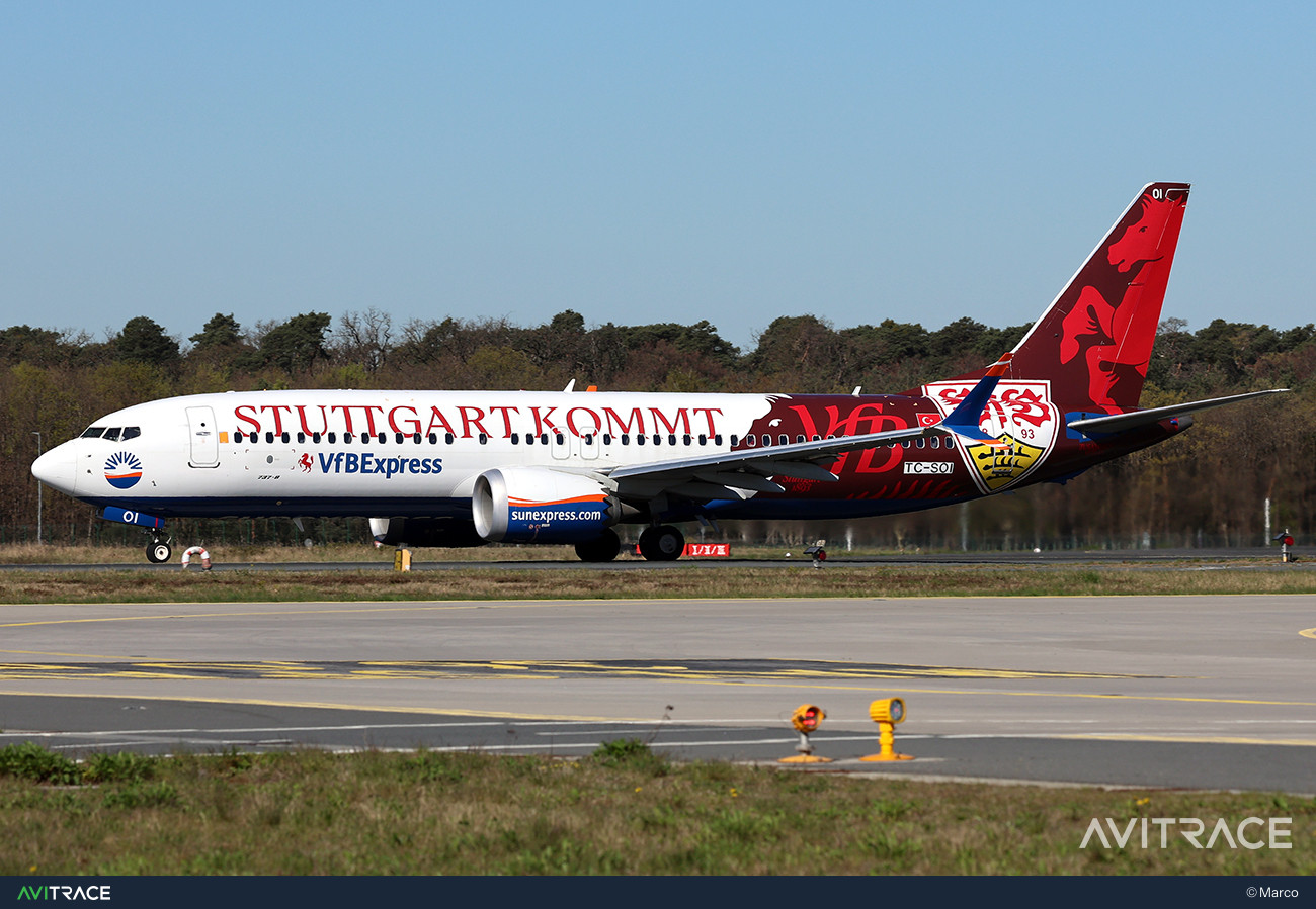 TC-SOI, Boeing 737-8 MAX, photographed by Marco