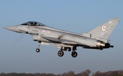 ZJ920, Typhoon, photographed by Chris Lofting
