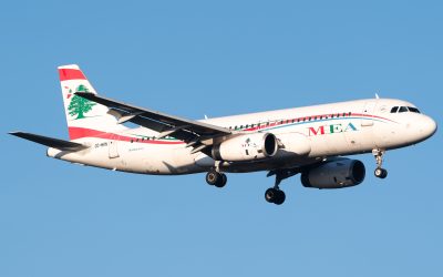 OD-MRN, Airbus A320-232, photographed by Luca Vasiliu