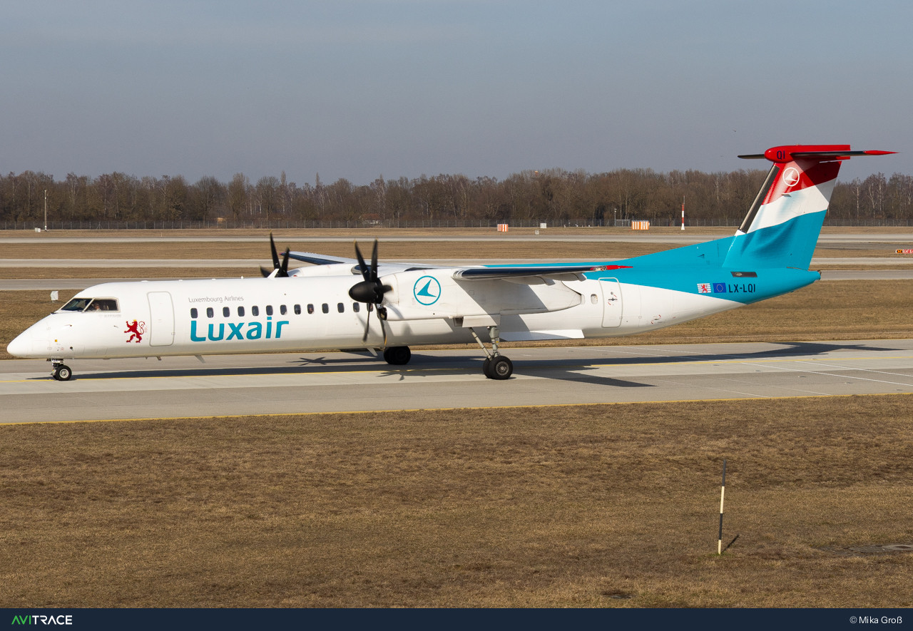 LX-LQI, Bombardier Dash 8-Q402, photographed by Mika Groß