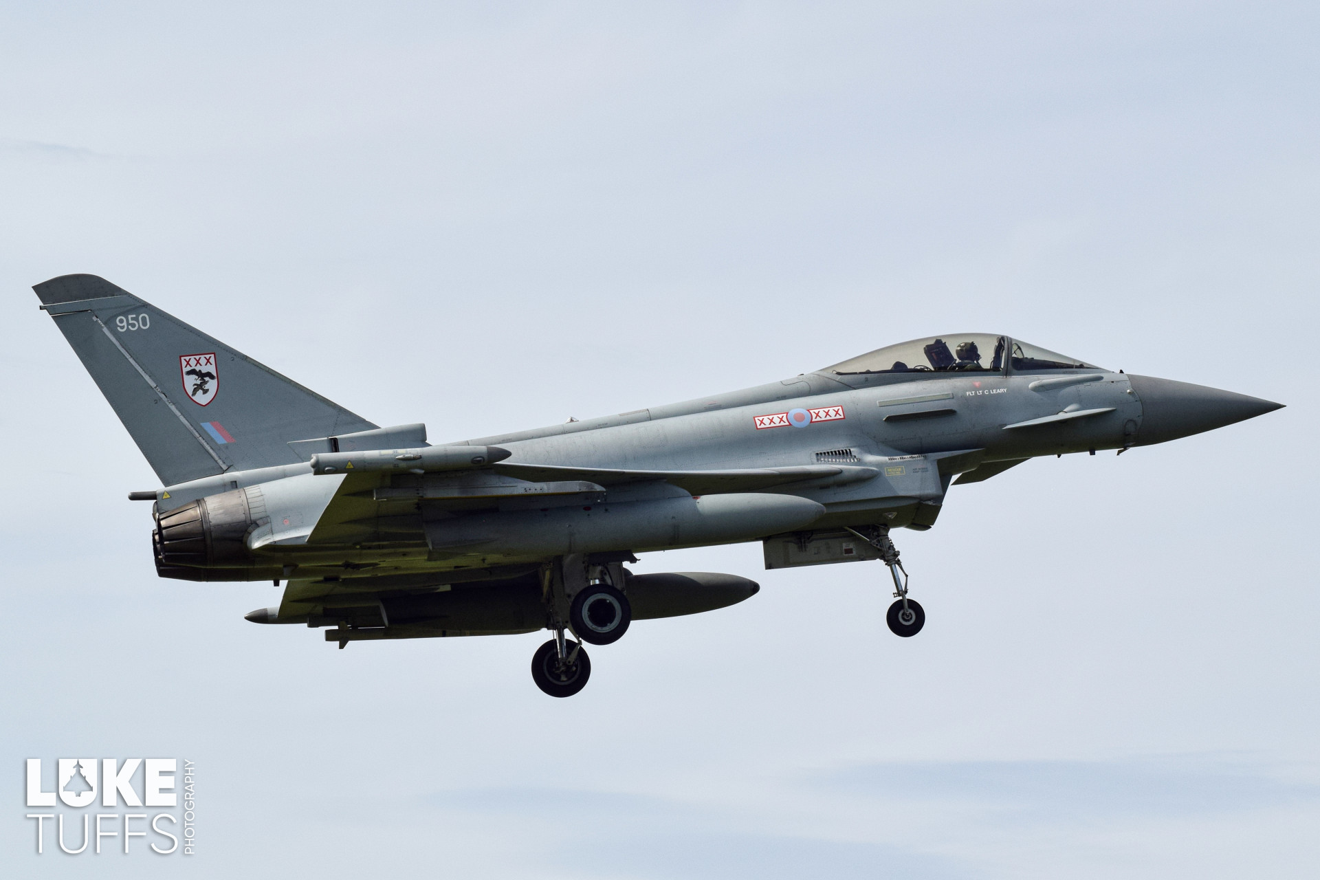 ZJ950, Typhoon FGR4, photographed by Luke Tuffs
