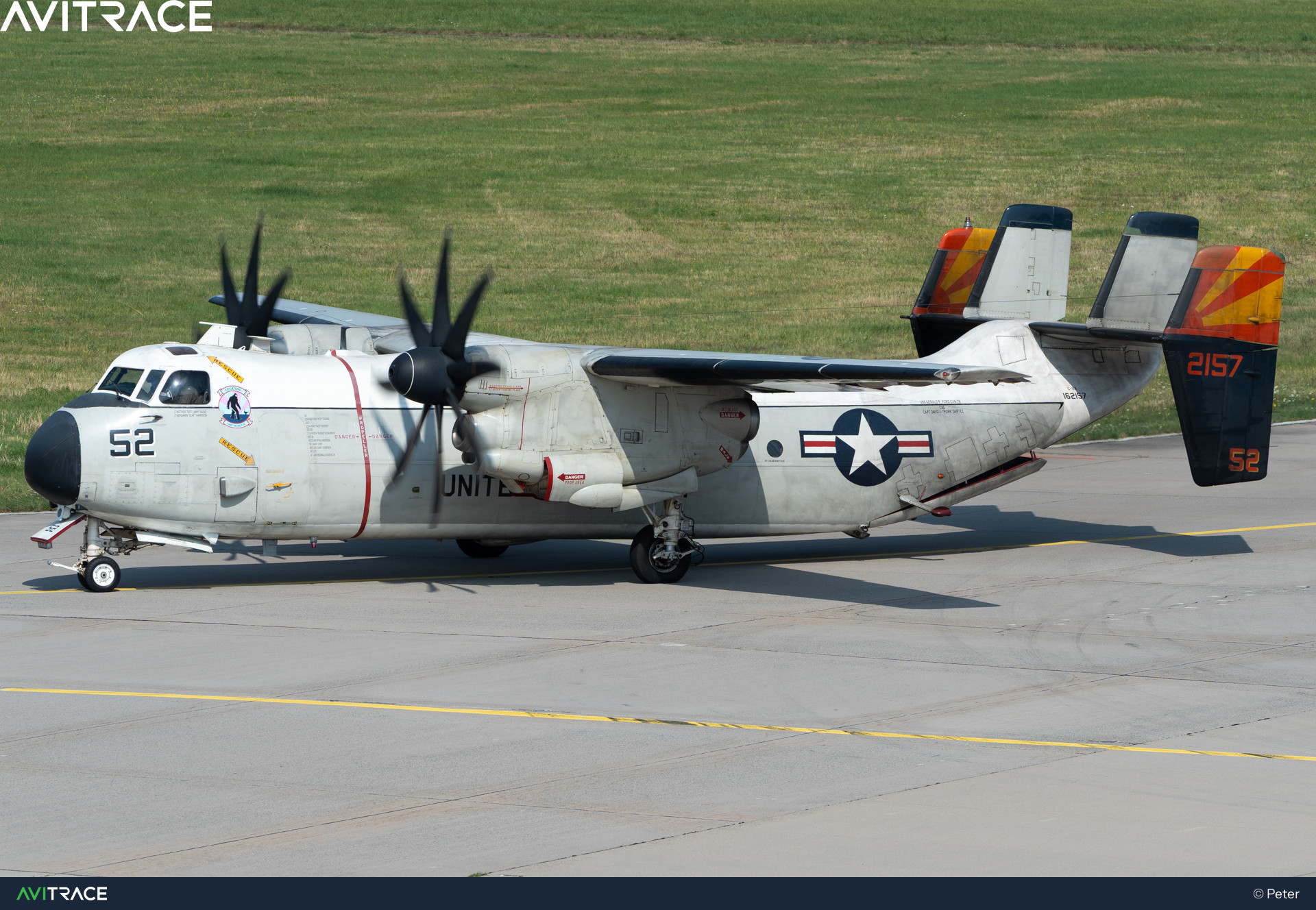 162157, Grumman C-2A Greyhound, photographed by Peter