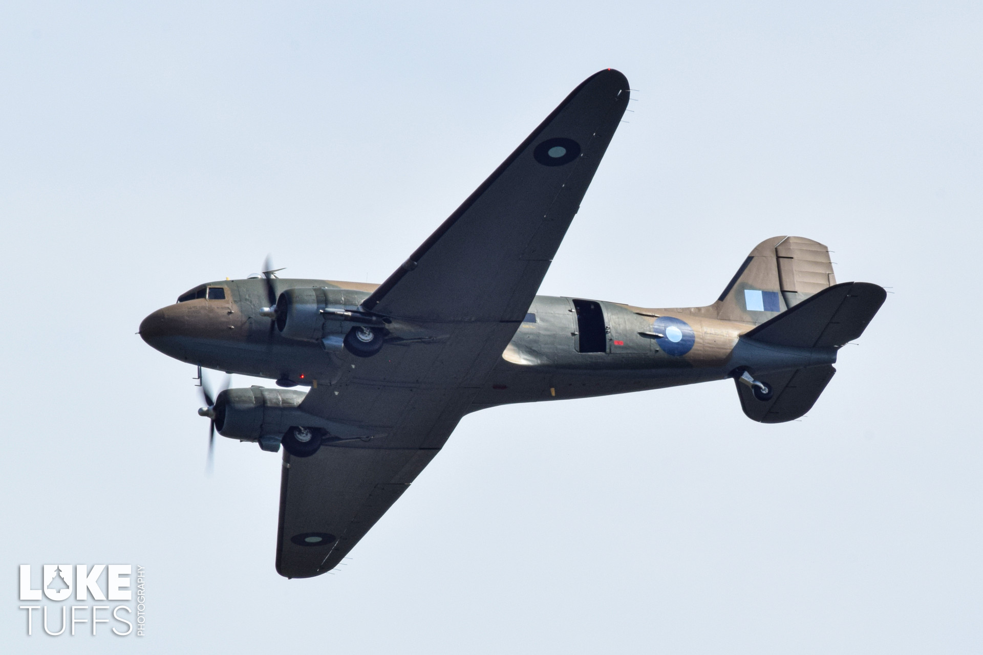 ZA947, C-47A Dakota, photographed by Luke Tuffs