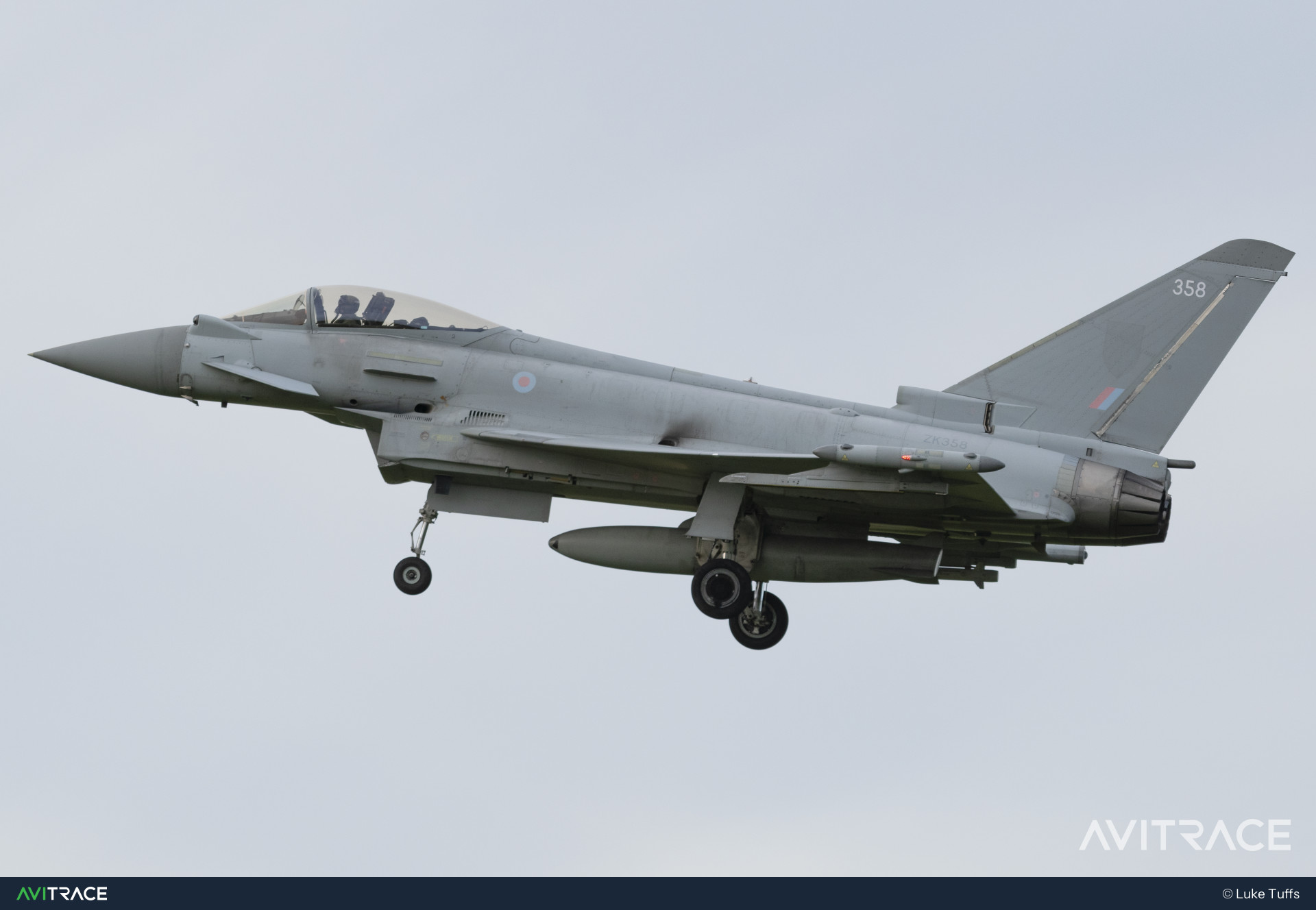 ZK358, Eurofighter Typhoon FGR4, photographed by Luke Tuffs